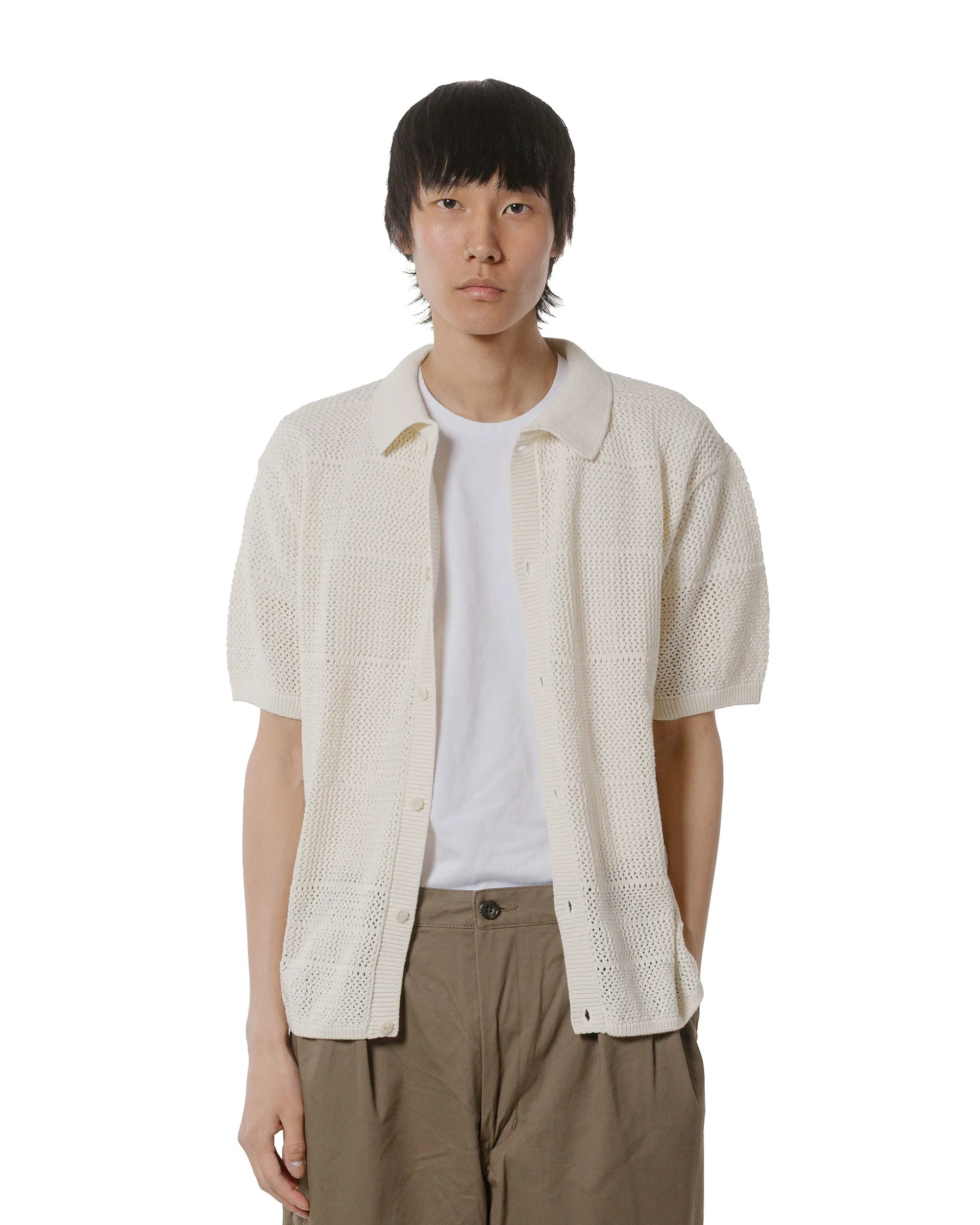 Merz B. Schwanen KNITSHIRT01 Crochet Shirt Natural sold by Lost & Found product image thumbnail 2