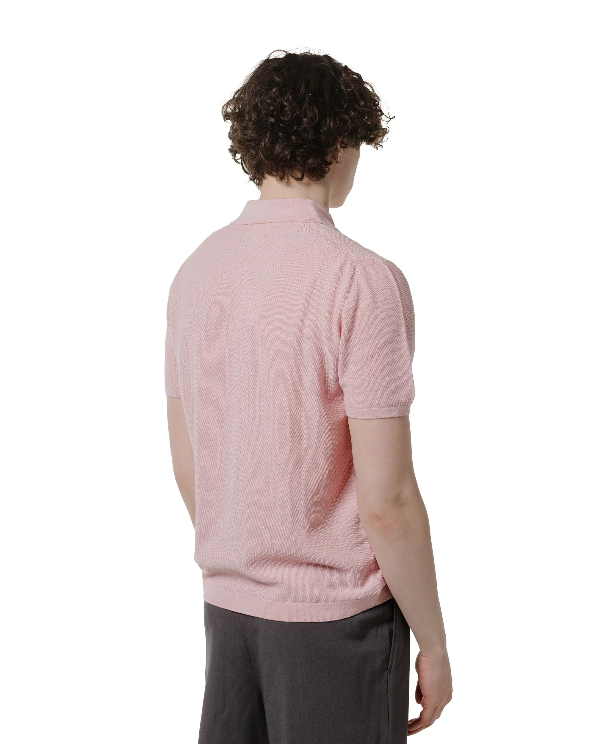 Merz B. Schwanen KPLP02 Knitted Polo Dusted Pink sold by Lost & Found product image thumbnail 3