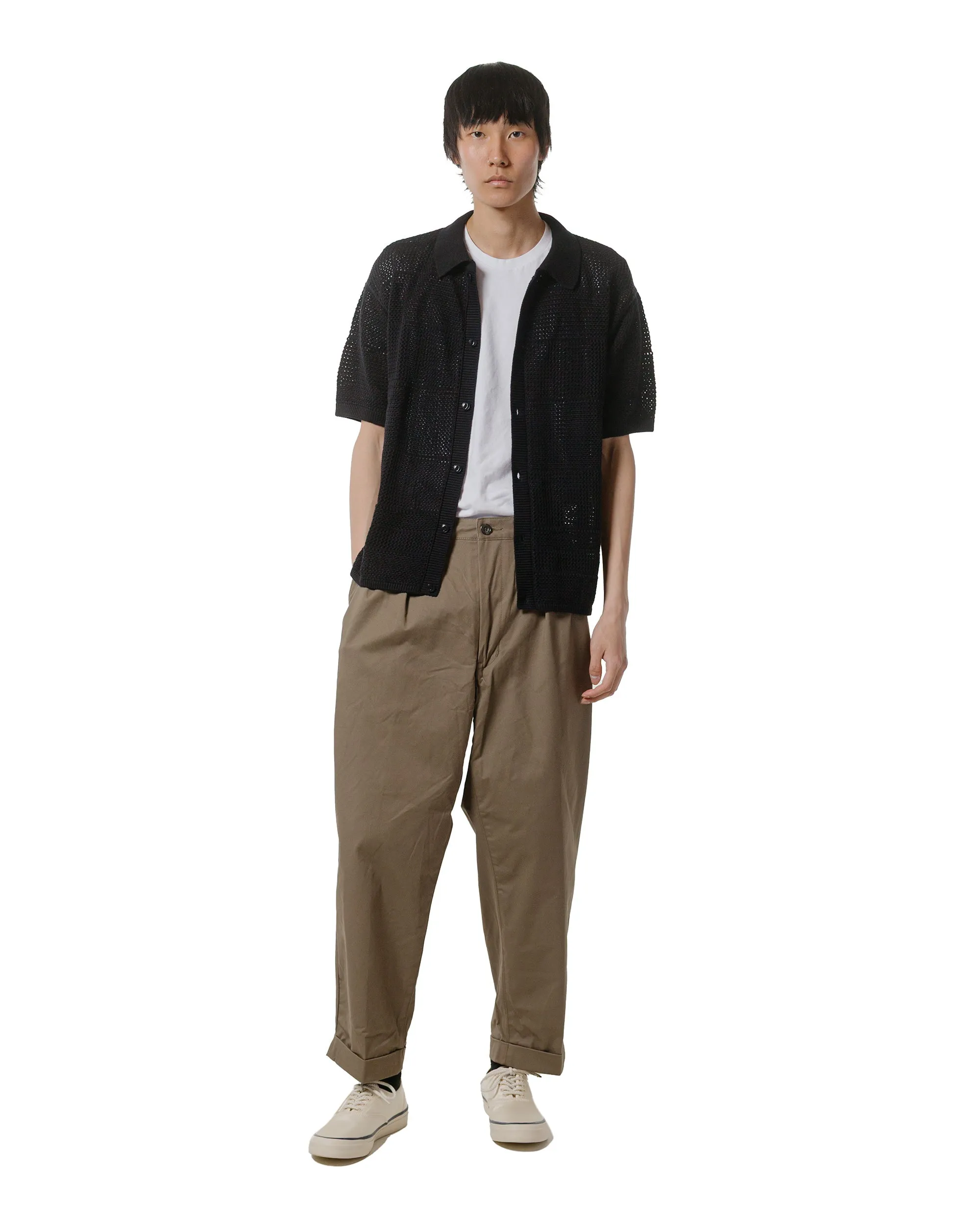 Merz B. Schwanen KNITSHIRT01 Crochet Shirt Deep Black sold by Lost & Found product image thumbnail 4