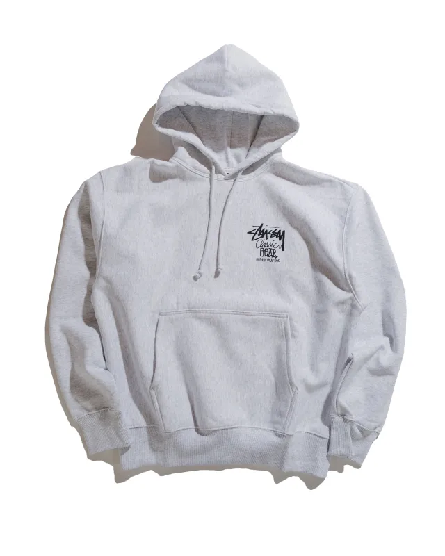 Stüssy Classic Gear Hoodie Ash Heather sold by Lost & Found