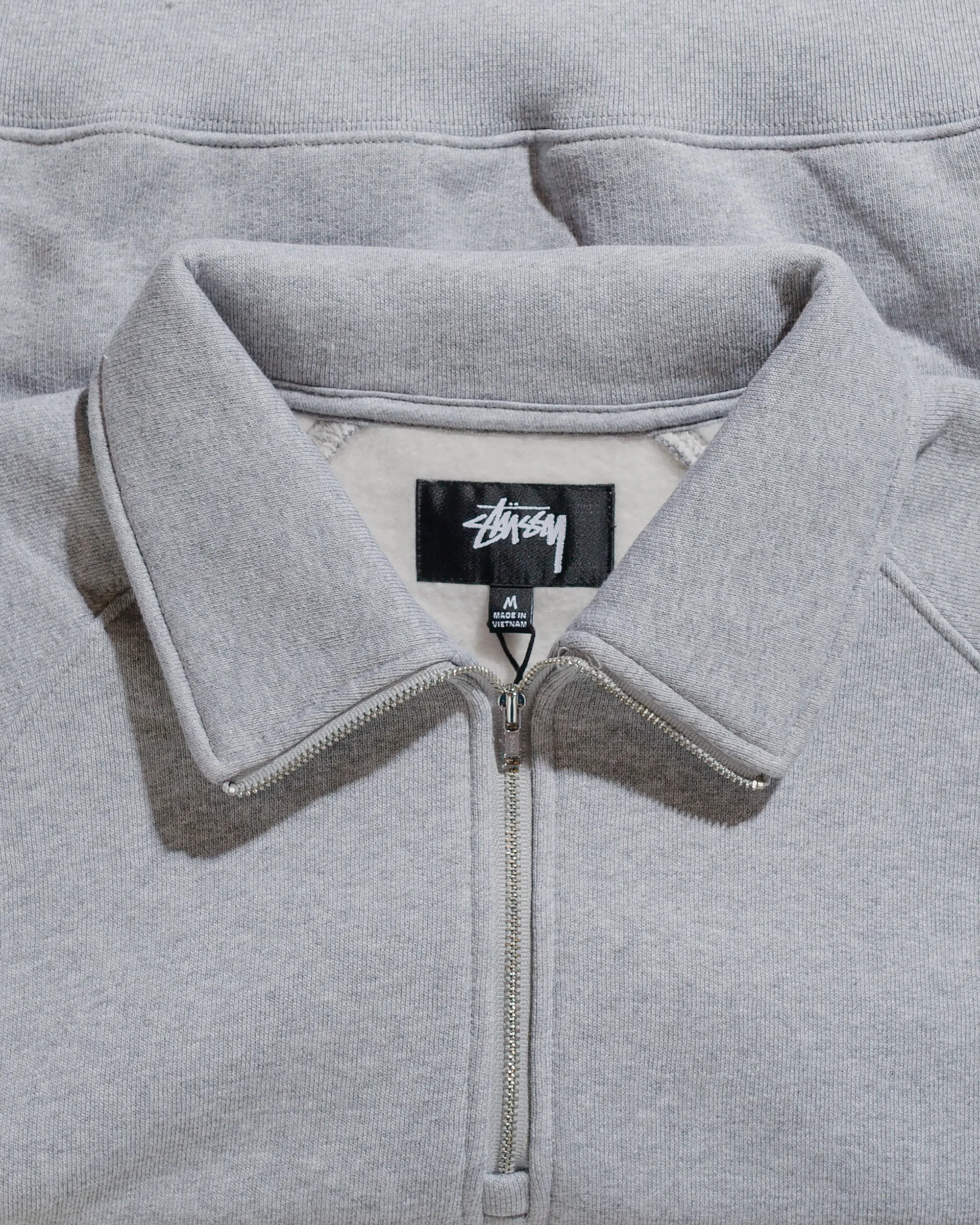 Stüssy Relaxed Half Zip Grey Heather sold by Lost & Found product image thumbnail 2