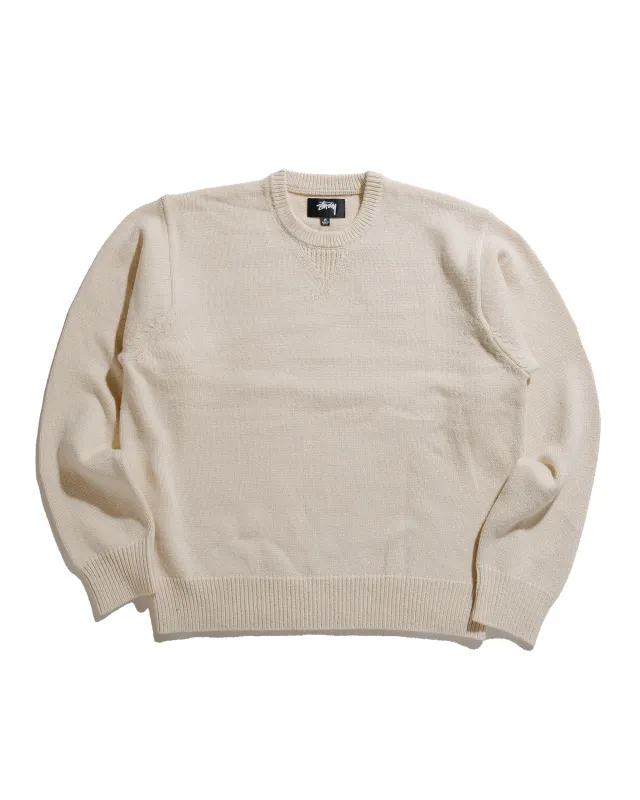 Stüssy Handwritten Sweater Natural sold by Lost & Found