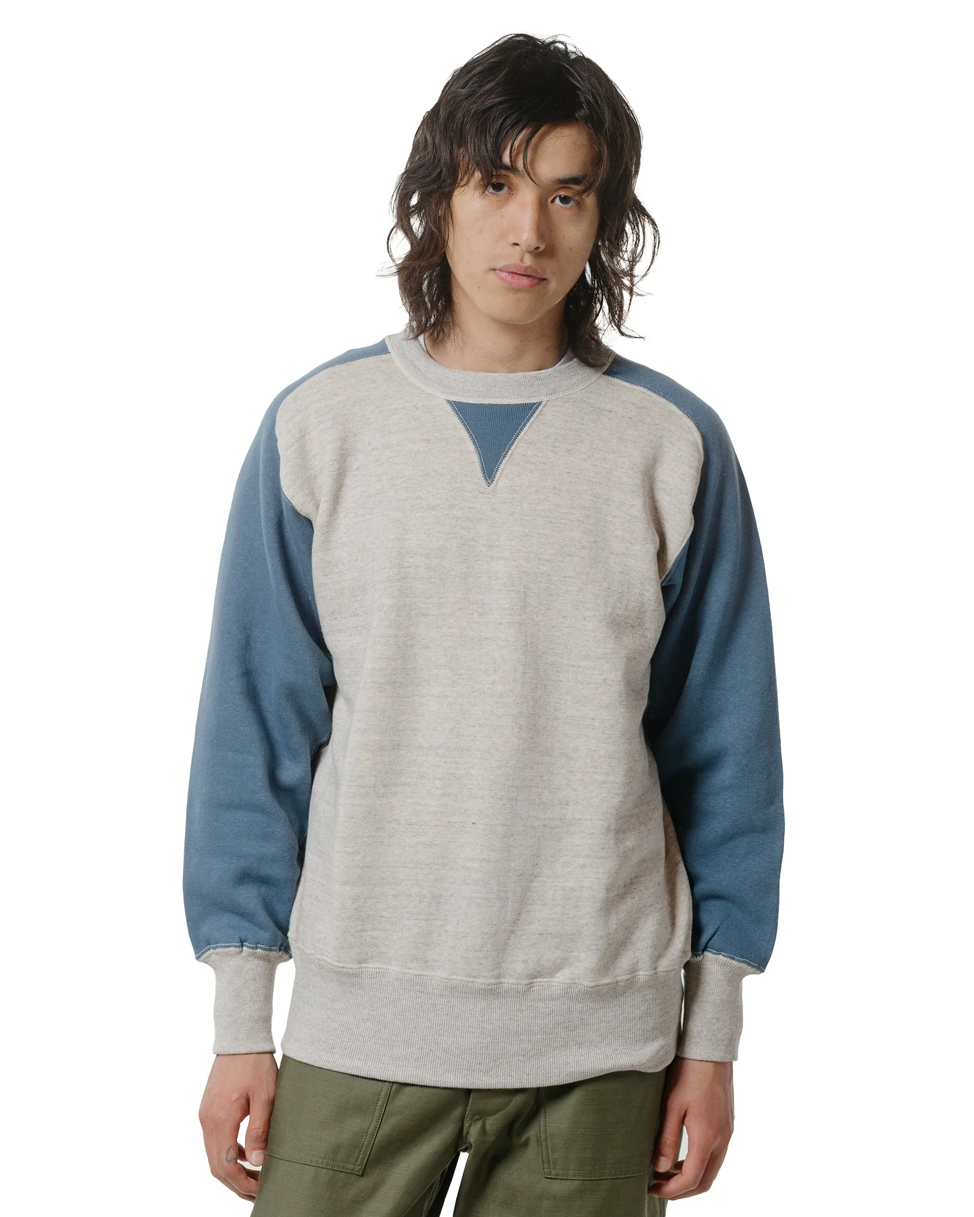 Warehouse Lot. JG-CS20 Freedom Sweats Oatmeal/Light Blue sold by Lost & Found product image thumbnail 2