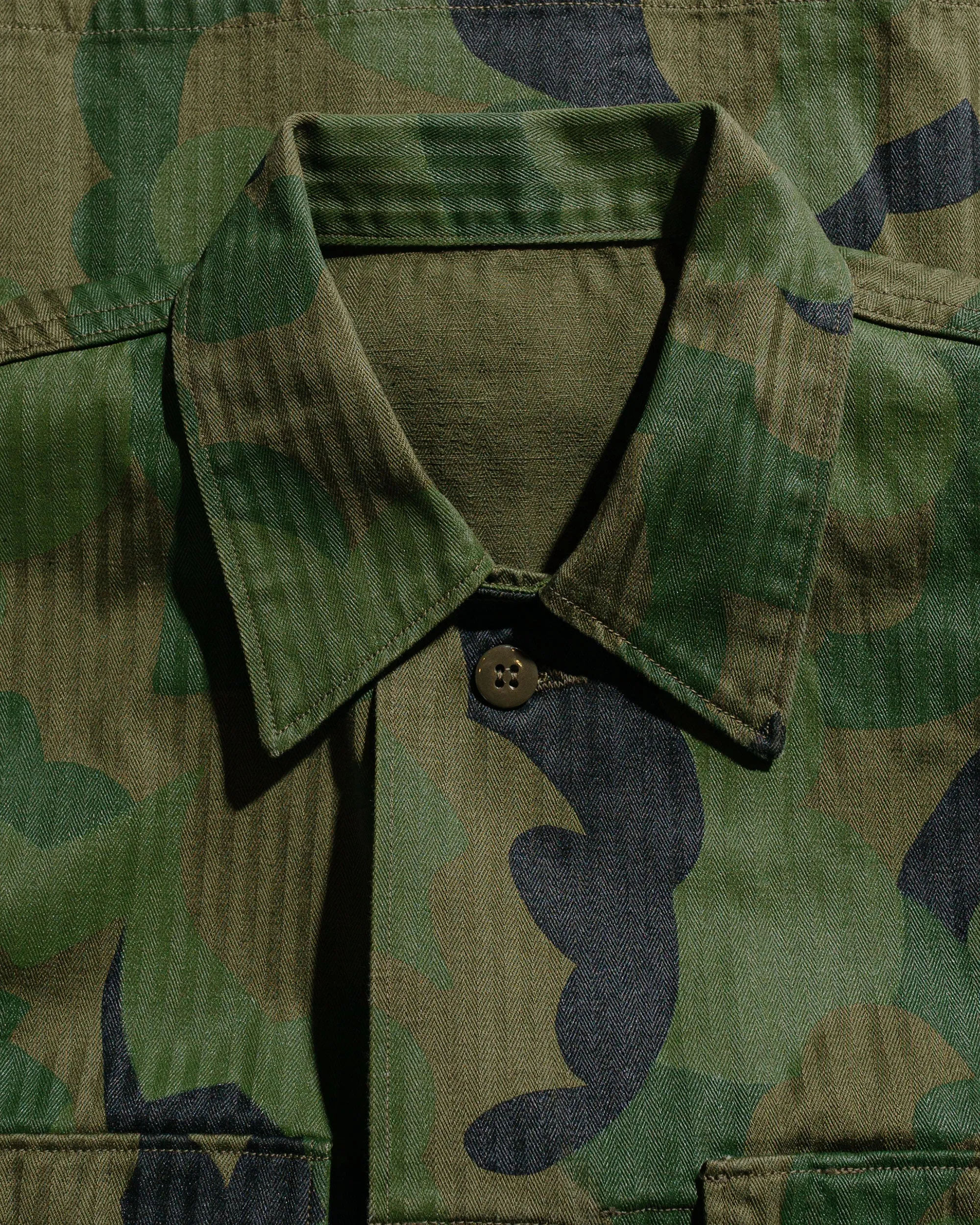 Warehouse Lot. 2226 USMC HBT P53 Utility Jacket First-Time Camouflage sold by Lost & Found product image thumbnail 2