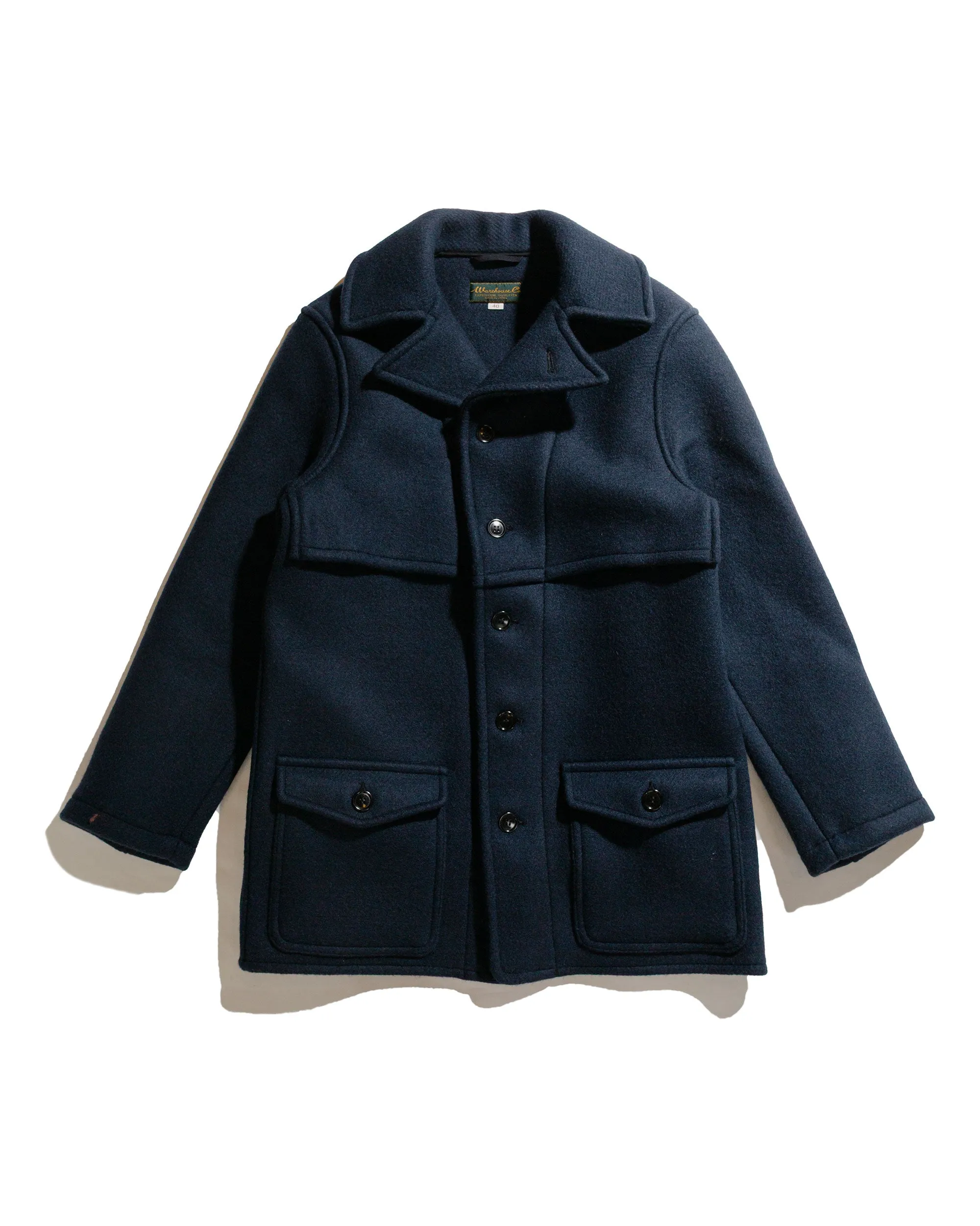 Warehouse Lot. 2228 1930's U.S. Army Wool Mackinaw Coat Dark Navy sold by Lost & Found