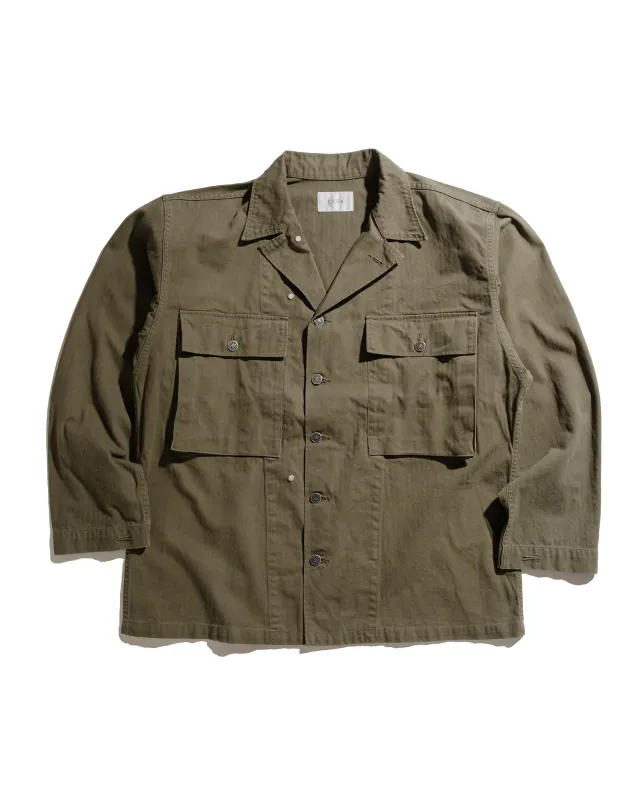 CIOTA M-43 HBT Jacket (Stone Wash) Dark Olive sold by Lost & Found