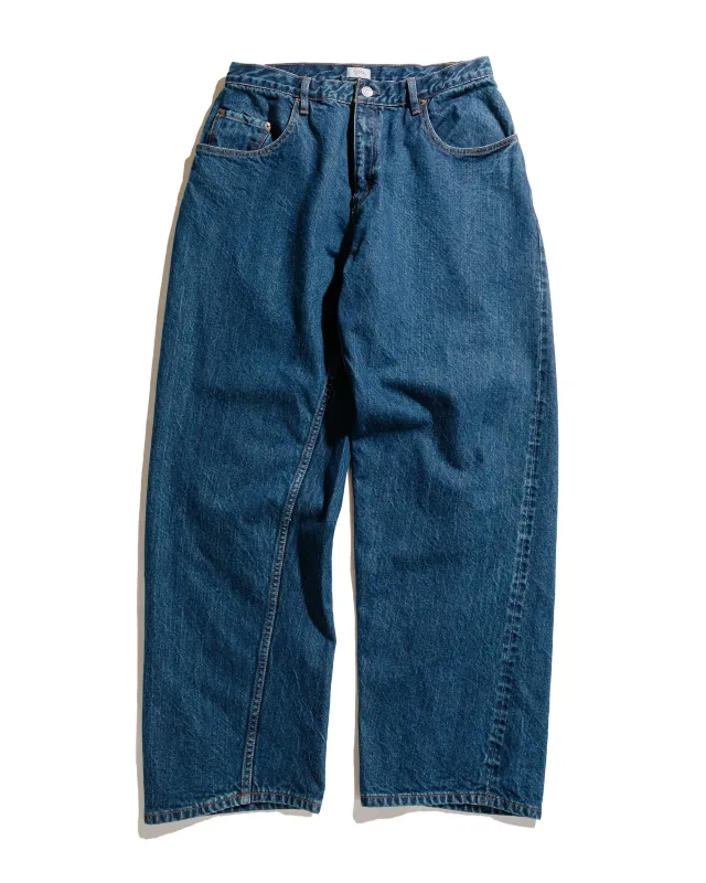 CIOTA Baggy 5 Pockets Pants Dark Blue Damage sold by Lost & Found