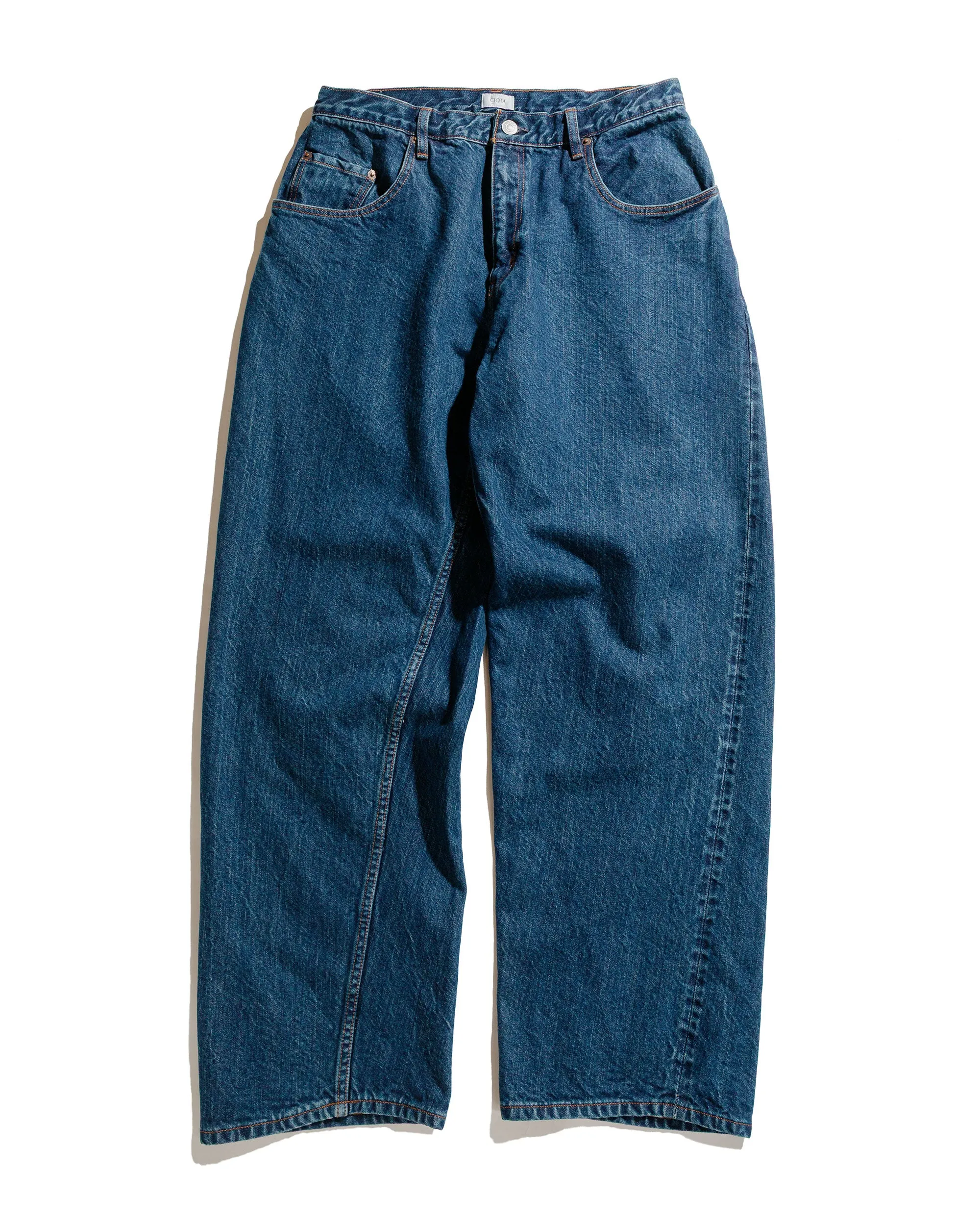 CIOTA Baggy 5 Pockets Pants Dark Blue Damage sold by Lost & Found