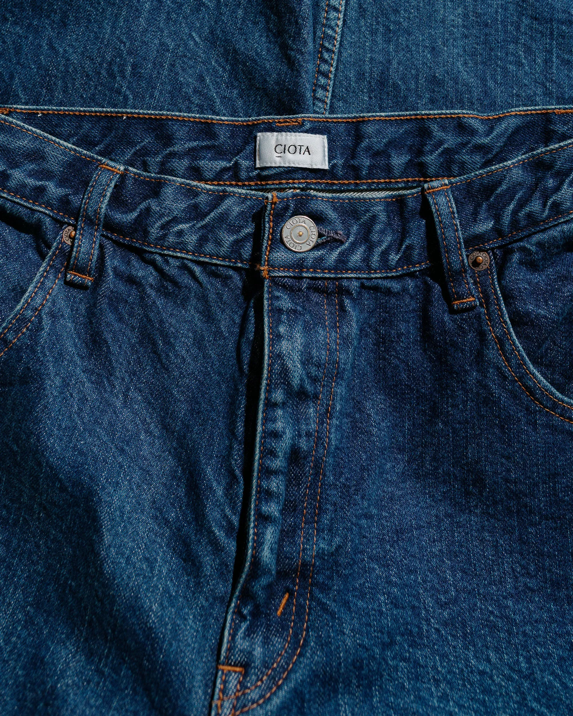 CIOTA Baggy 5 Pockets Pants Dark Blue Damage sold by Lost & Found product image thumbnail 5