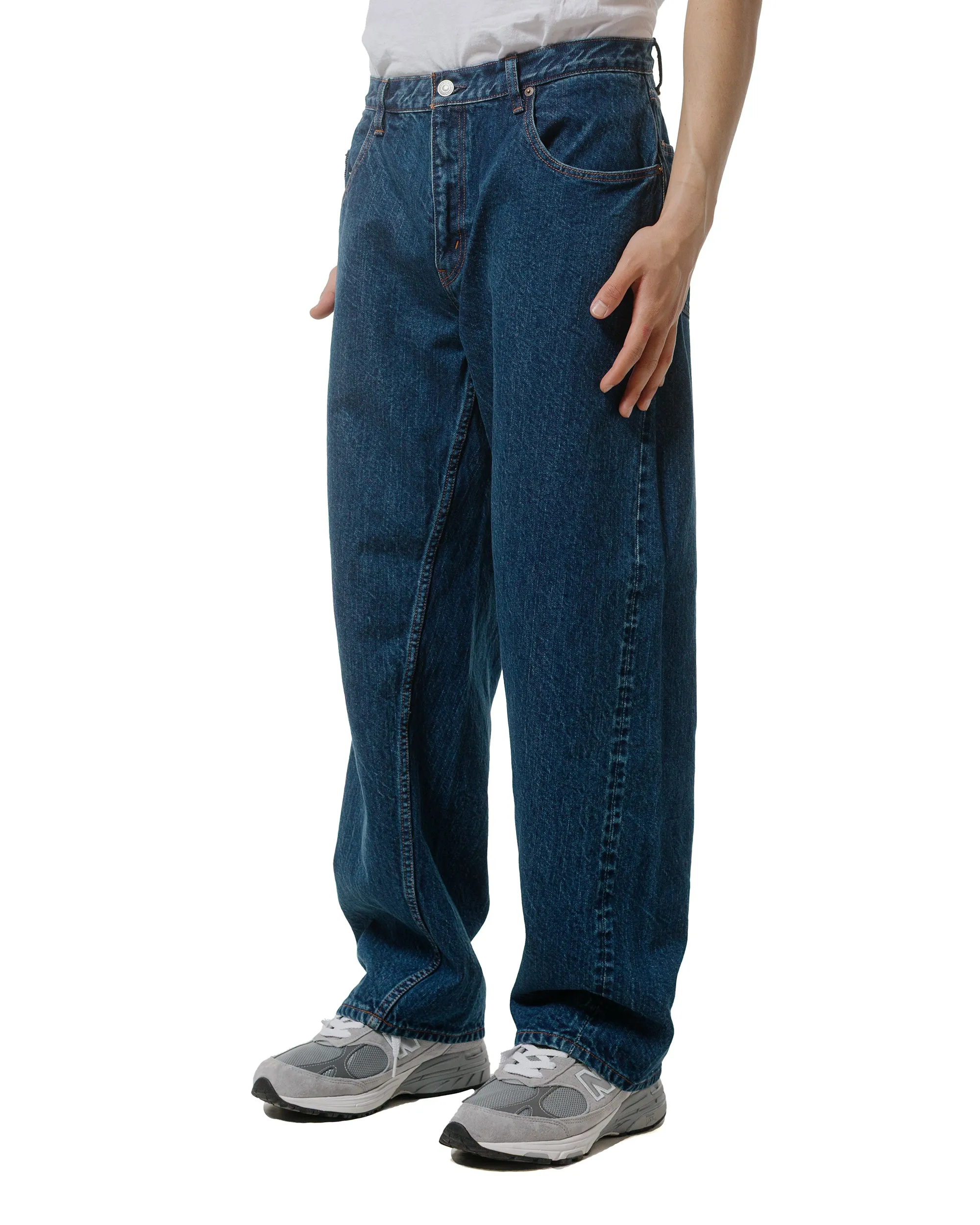 CIOTA Baggy 5 Pockets Pants Dark Blue Damage sold by Lost & Found product image thumbnail 2