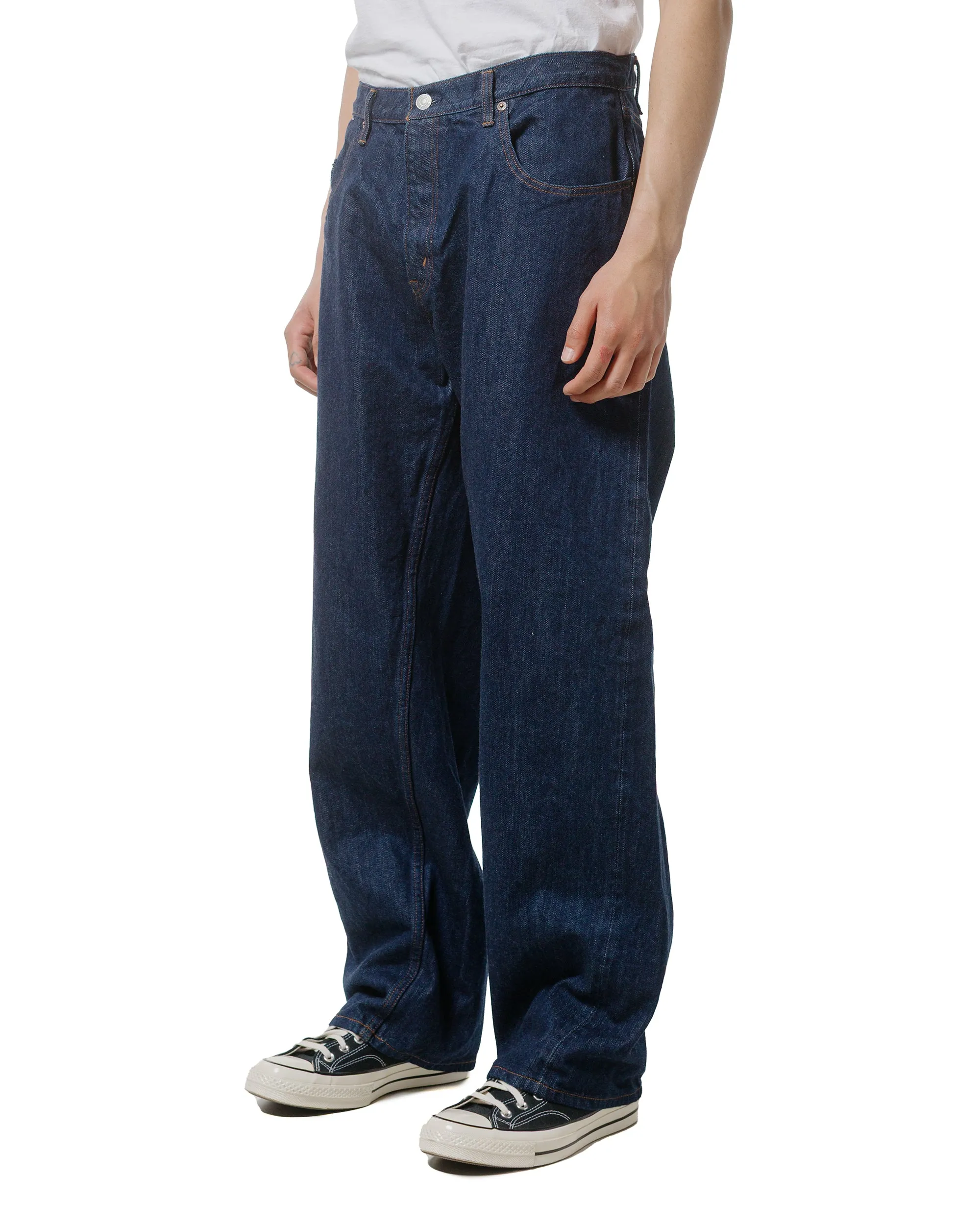 CIOTA Baggy 5 Pockets Pants Navy One Wash sold by Lost & Found product image thumbnail 2