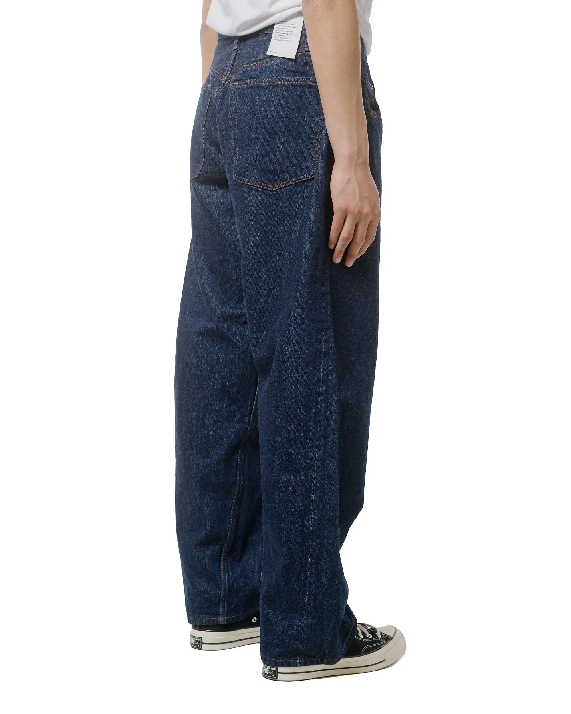 CIOTA Baggy 5 Pockets Pants Navy One Wash sold by Lost & Found product image thumbnail 3