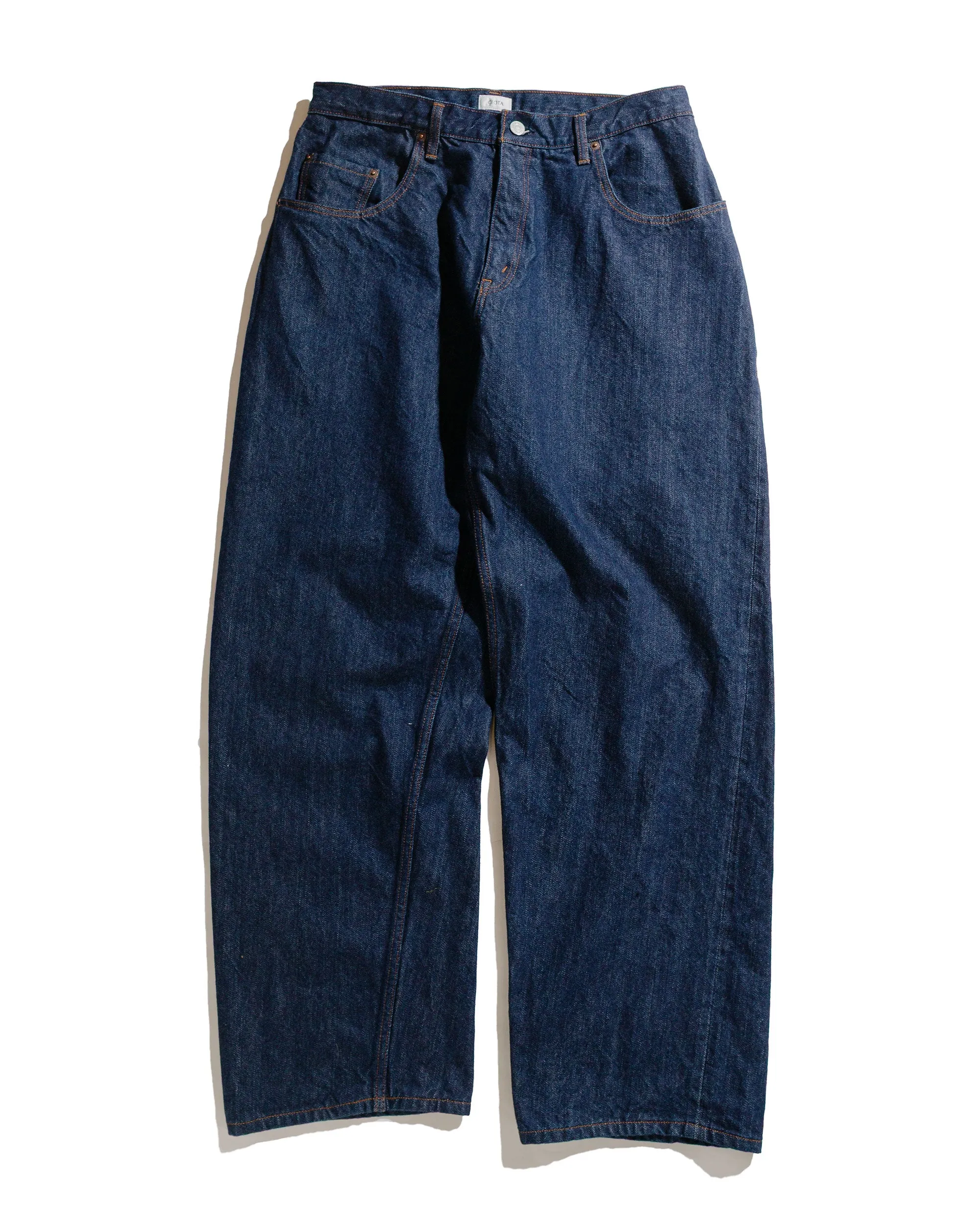 CIOTA Baggy 5 Pockets Pants Navy One Wash sold by Lost & Found