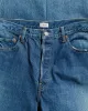 CIOTA Straight 5 Pocket Pants (Real Indigo) Medium Dark Blue Damage sold by Lost & Found
