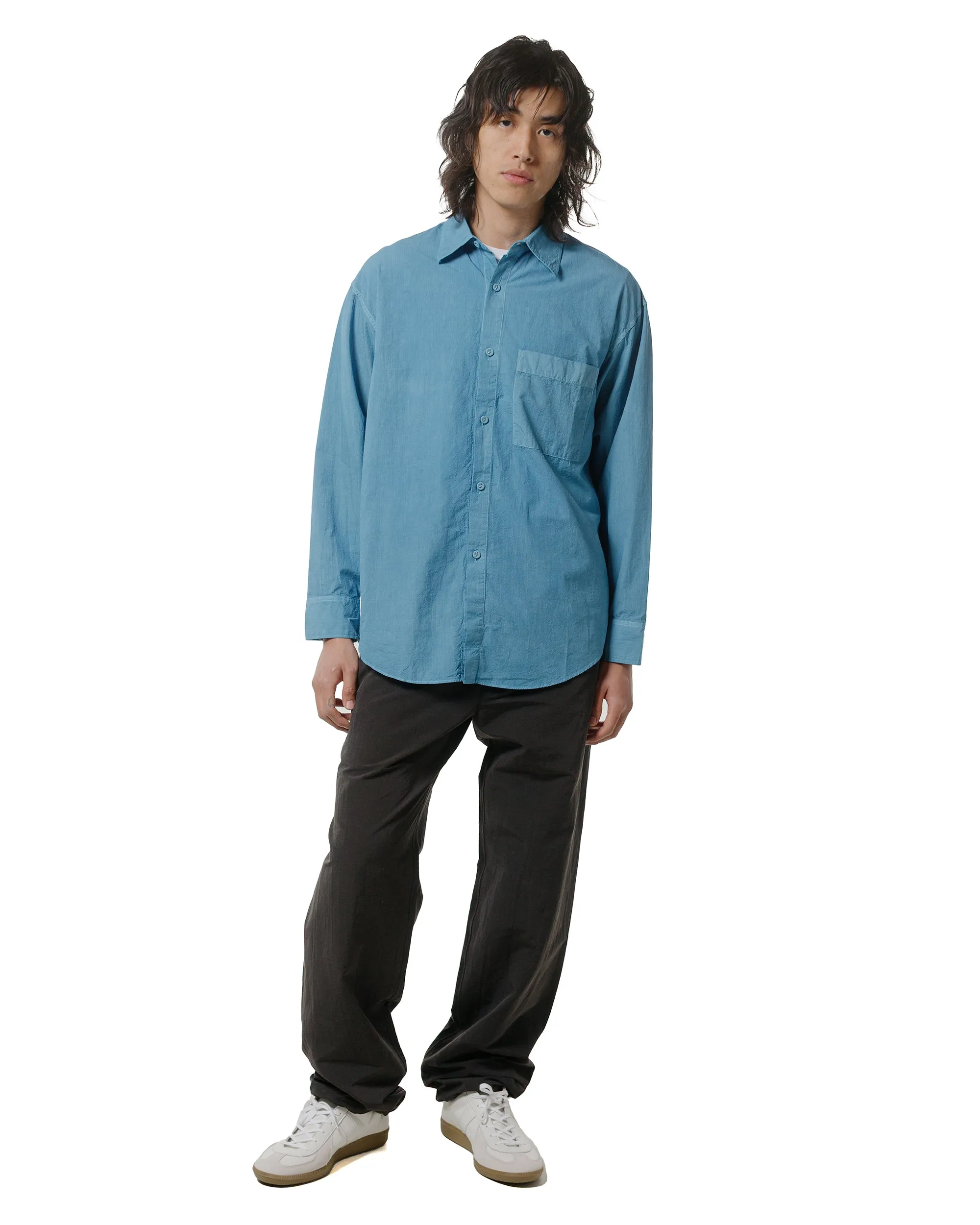 Arpenteur Doris Micro Seersucker Woad sold by Lost & Found product image thumbnail 4