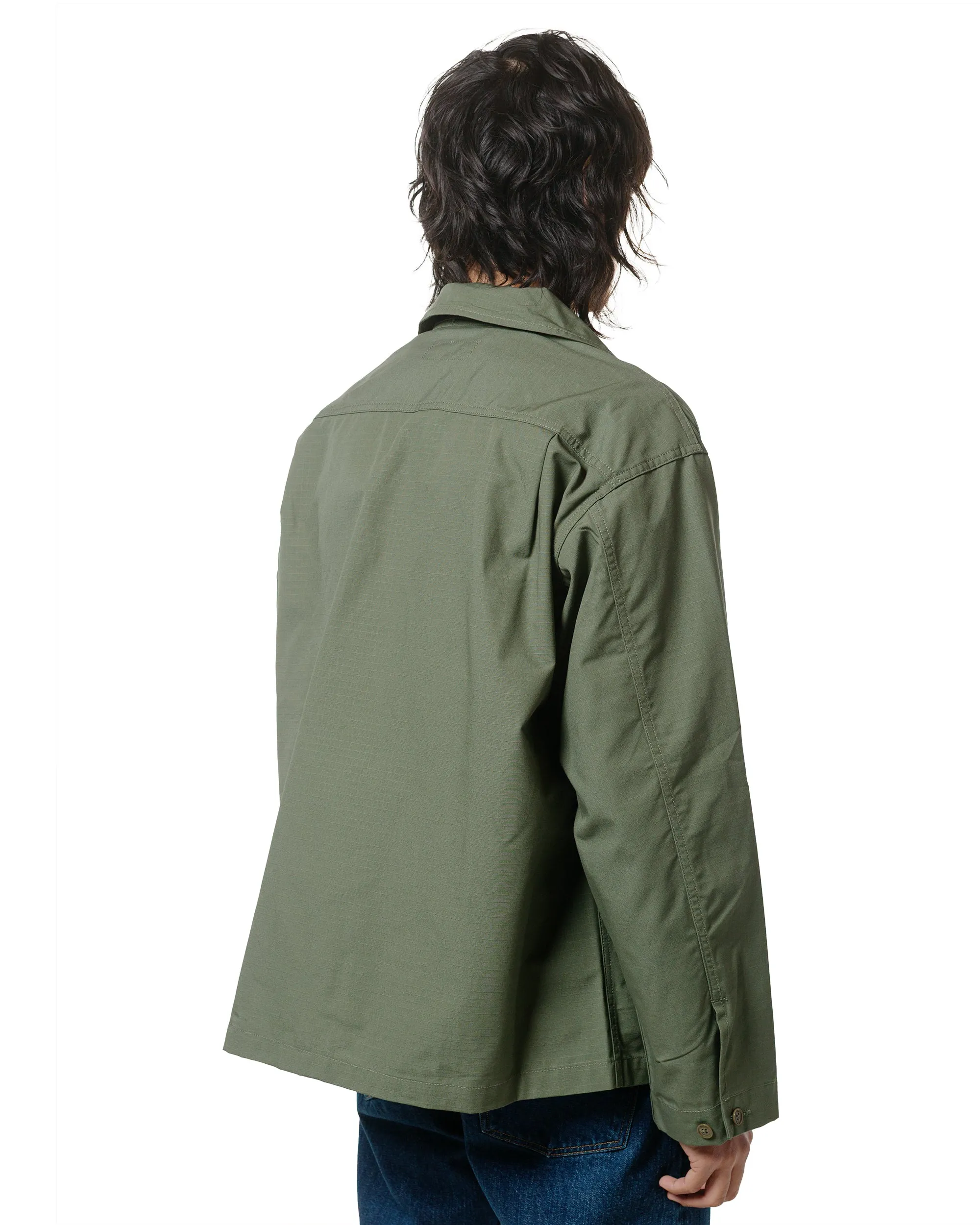 Engineered Garments Workaday Sea Bees Jacket Olive Cotton Ripstop sold by Lost & Found product image thumbnail 3