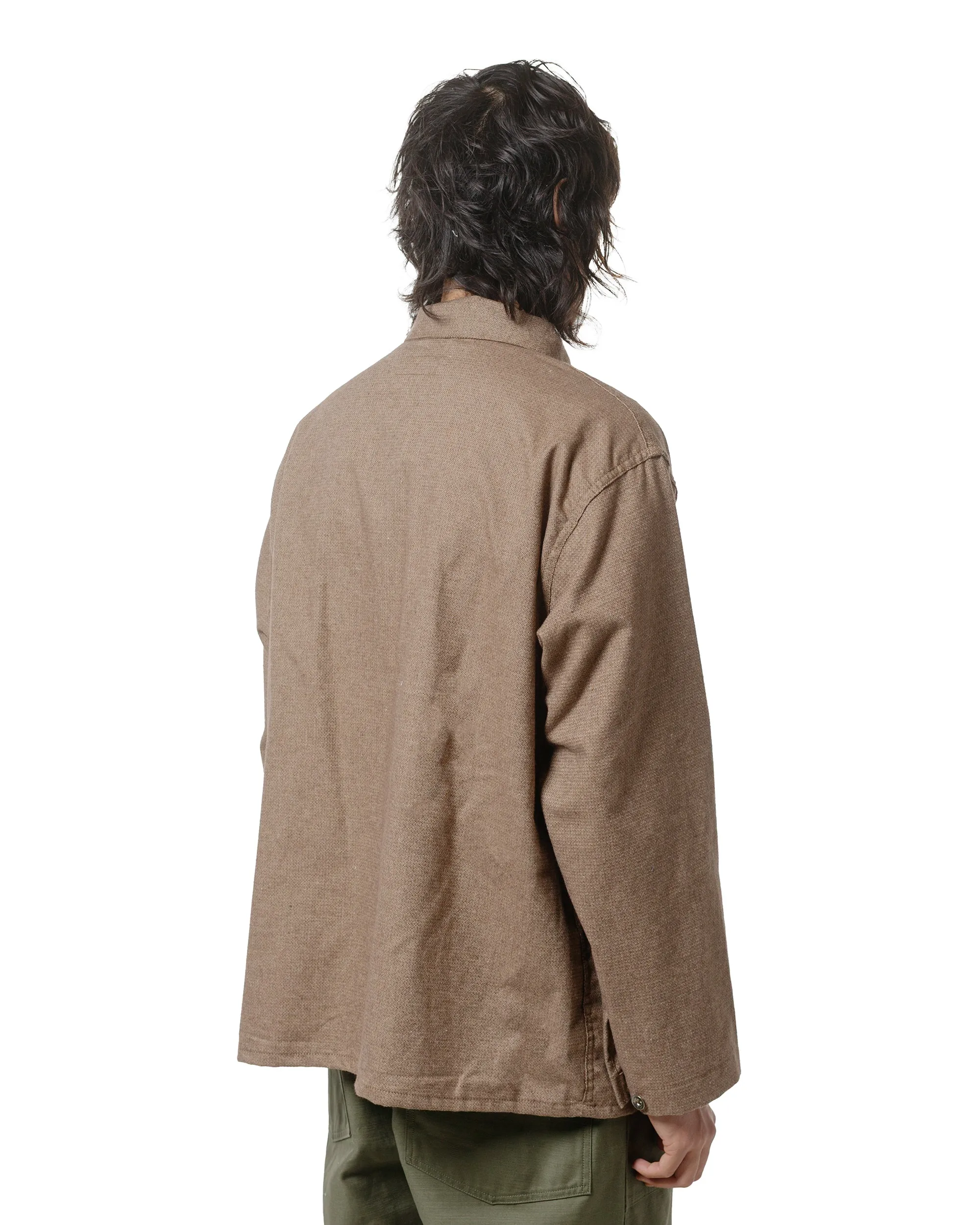 Engineered Garments Workaday Utility Jacket Brown CP Homespun sold by Lost & Found product image thumbnail 3