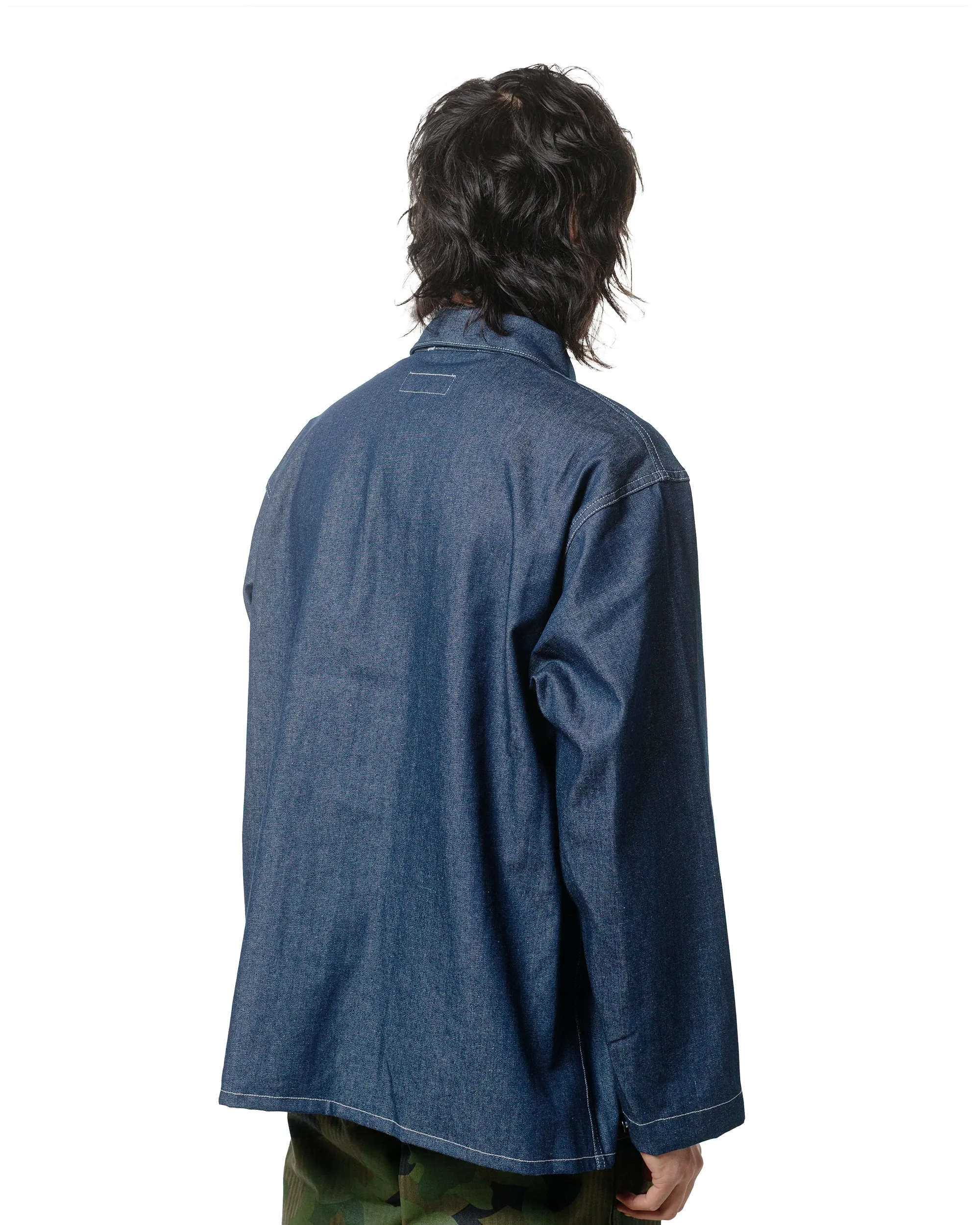 Engineered Garments Workaday Utility Jacket Indigo Industrial 8oz Denim sold by Lost & Found product image thumbnail 3