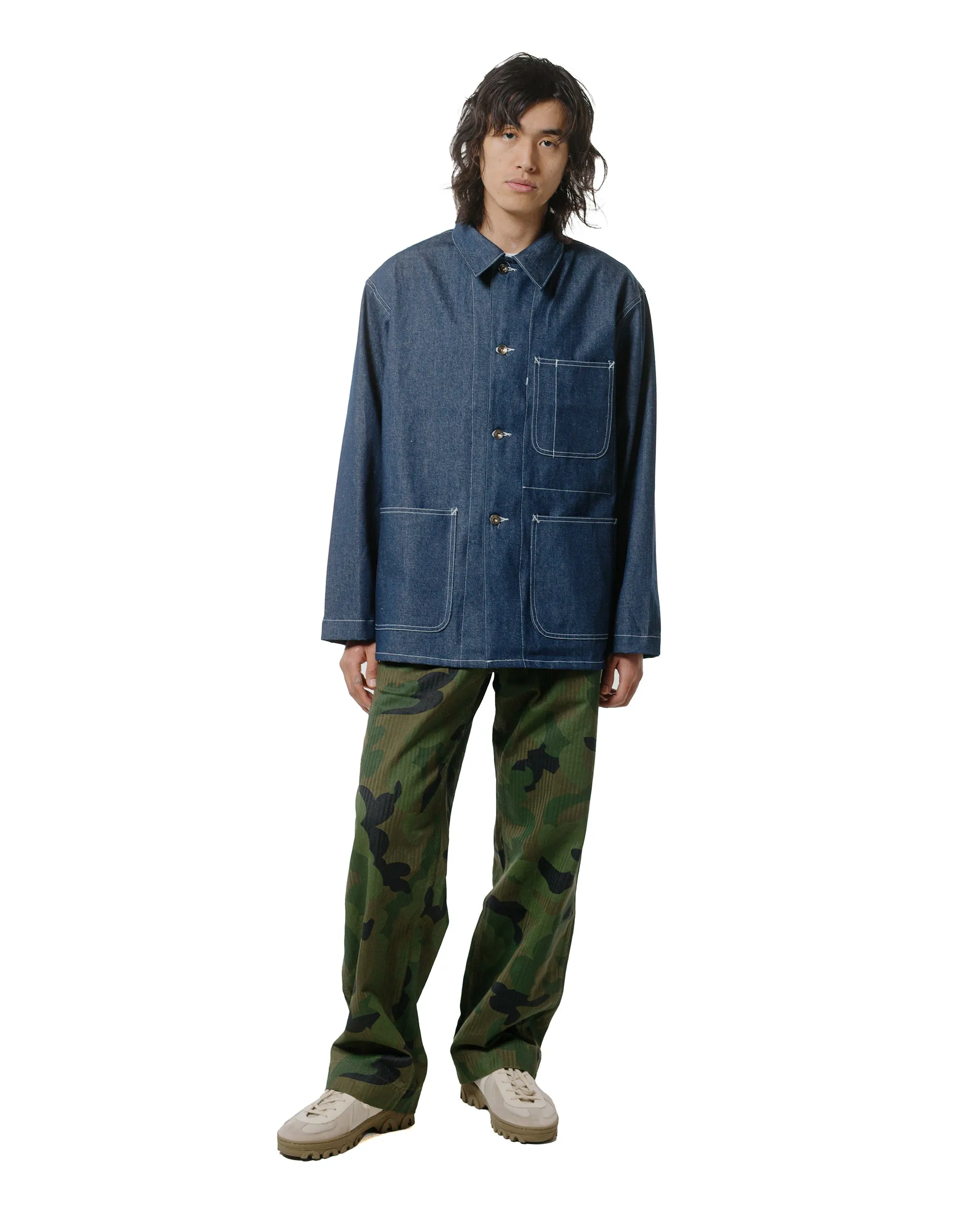 Engineered Garments Workaday Utility Jacket Indigo Industrial 8oz Denim sold by Lost & Found product image thumbnail 4