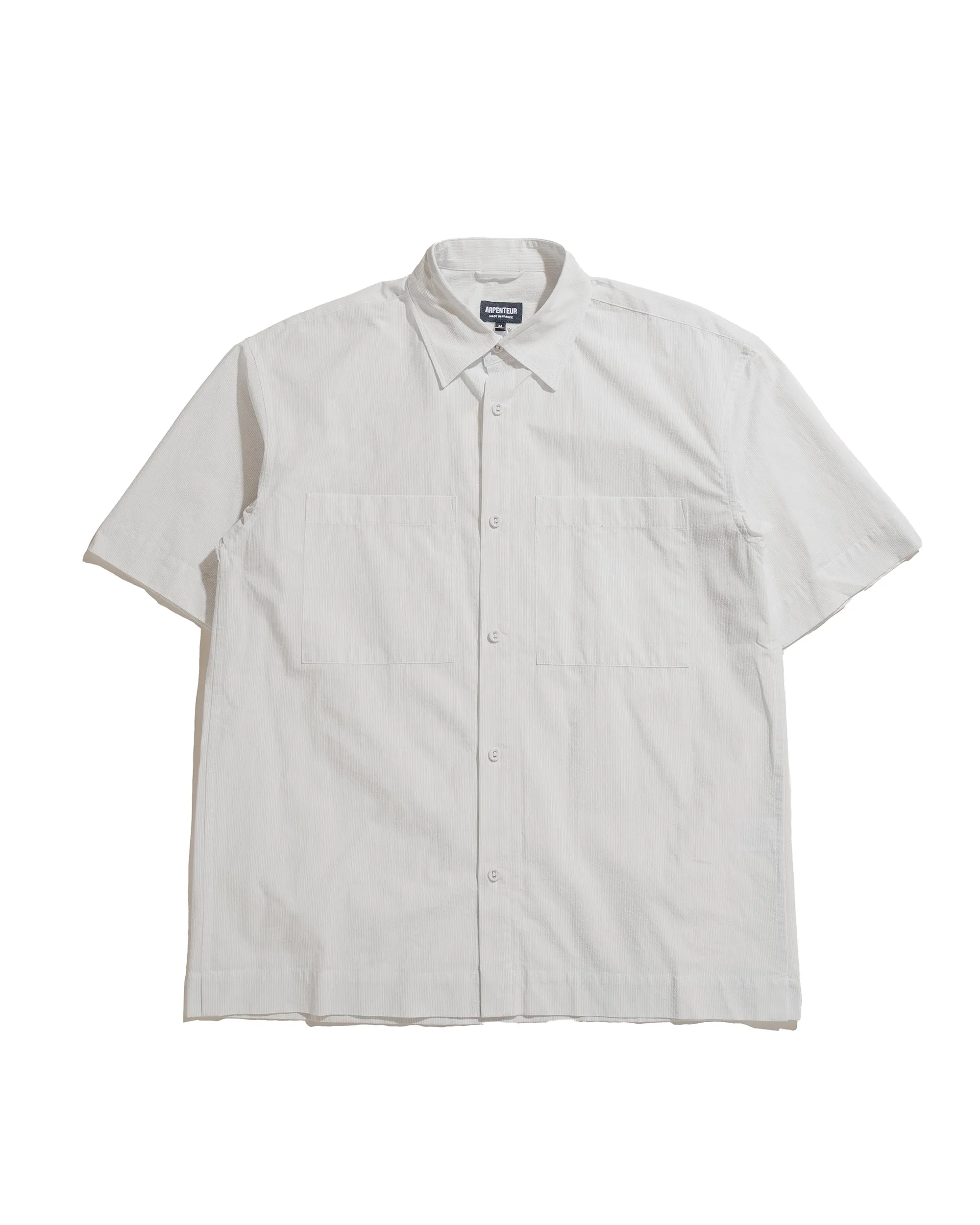 Arpenteur Square Micro Seersucker Light Grey sold by Lost & Found