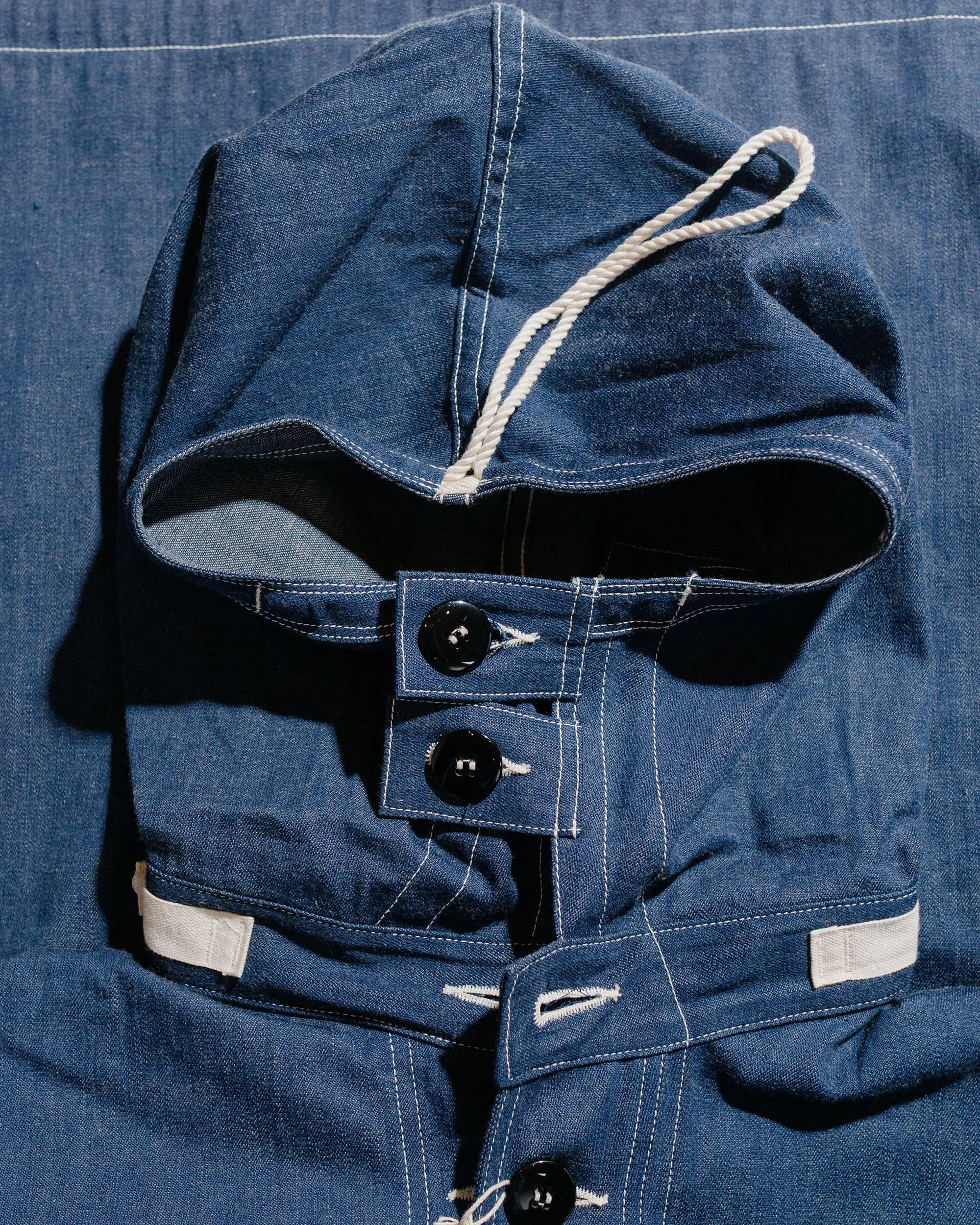 The Real McCoy's MJ24107 U.S. Navy Denim Parka Indigo sold by Lost & Found product image thumbnail 5