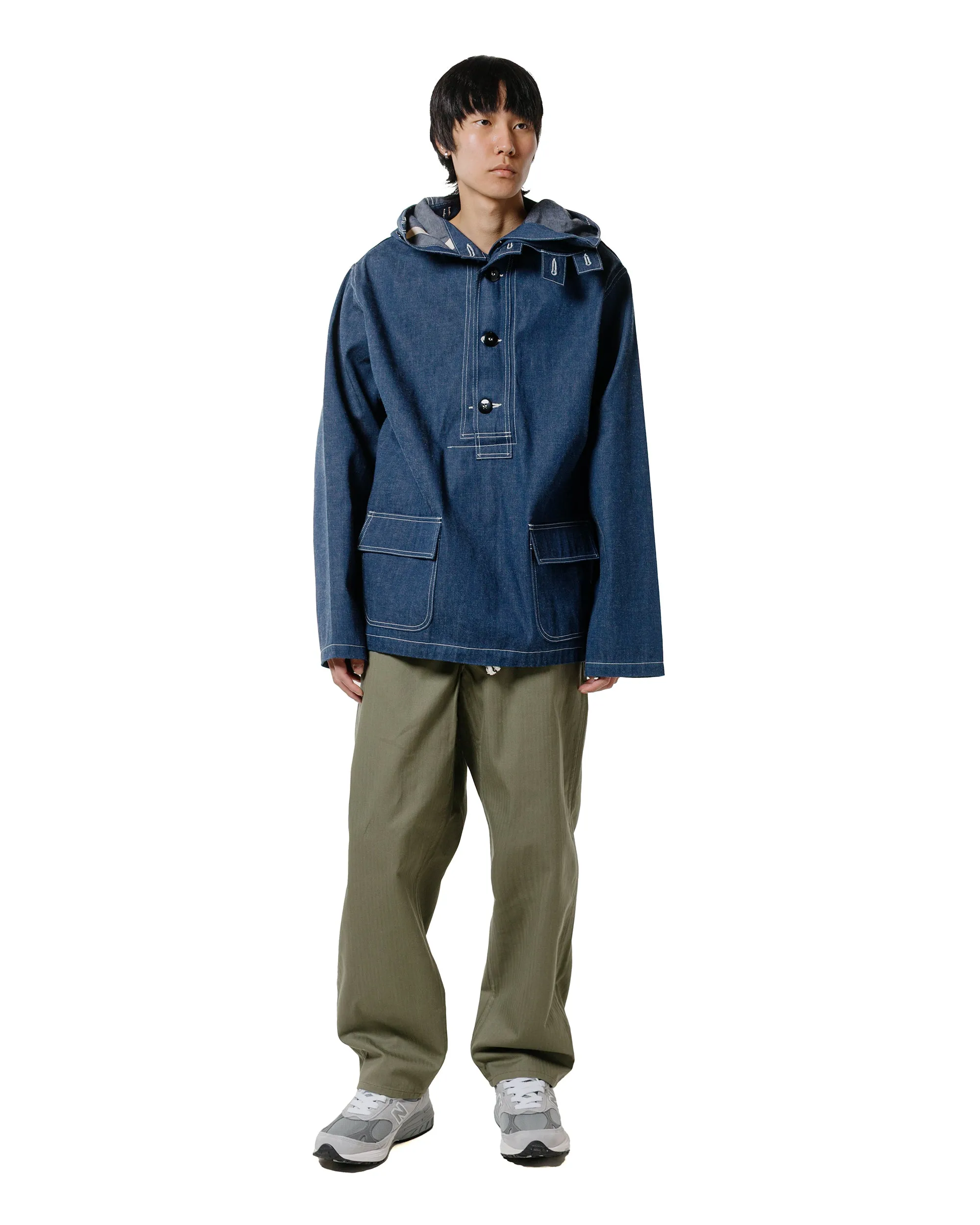 The Real McCoy's MJ24107 U.S. Navy Denim Parka Indigo sold by Lost & Found product image thumbnail 3