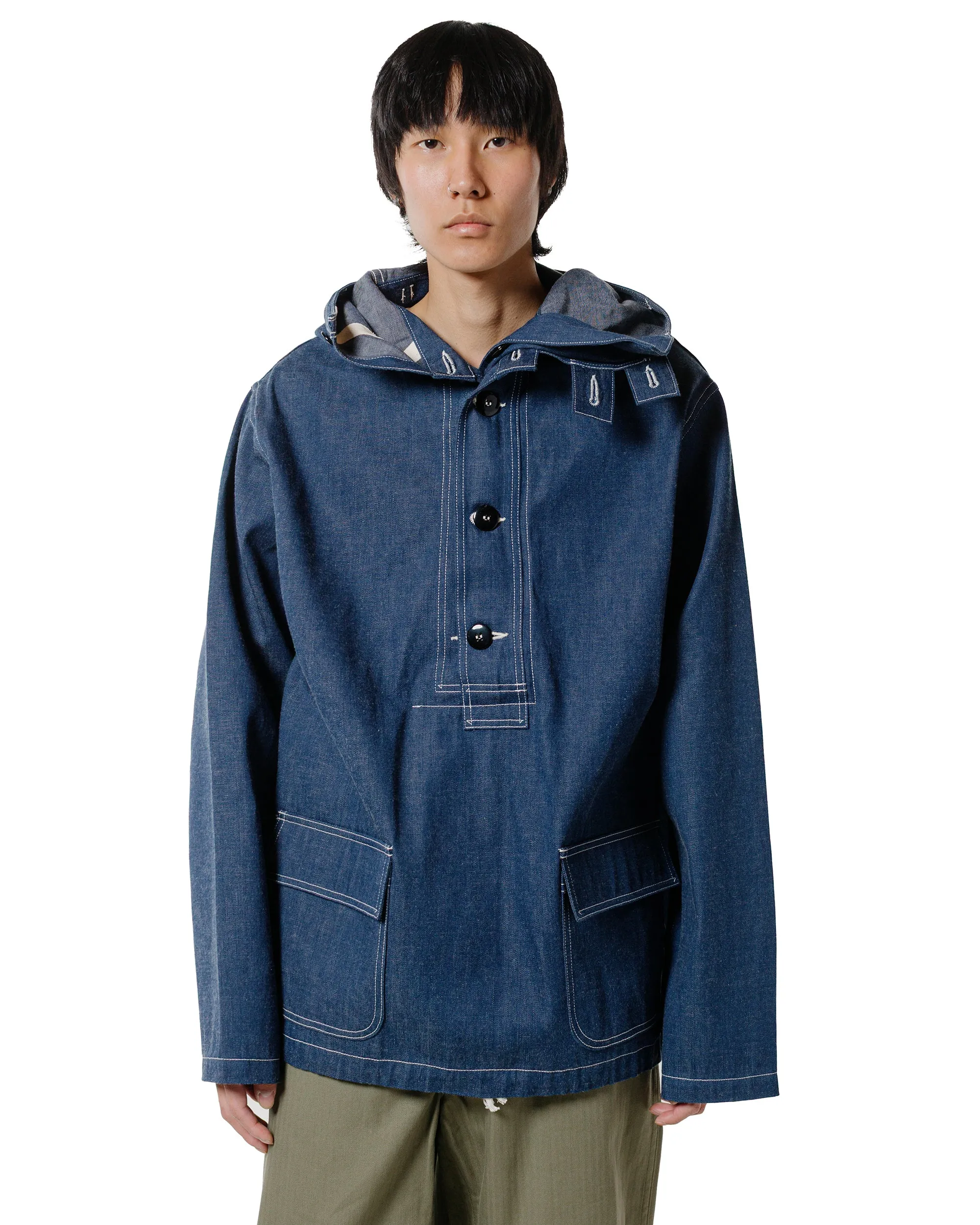 The Real McCoy's MJ24107 U.S. Navy Denim Parka Indigo sold by Lost & Found product image thumbnail 2