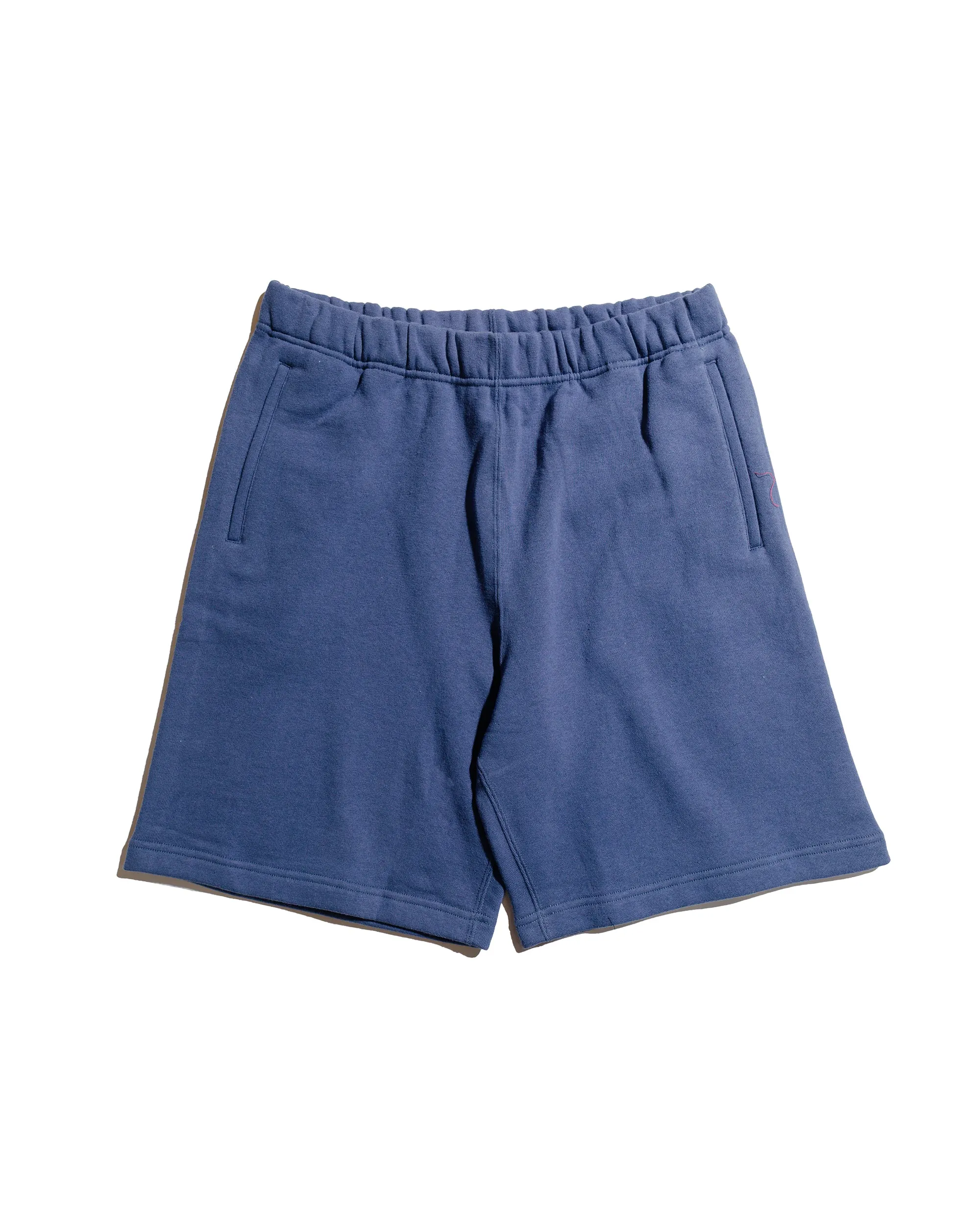 The Real McCoy's MC24121 9oz. Loopwheel Sweat Shorts MQ Navy sold by Lost & Found