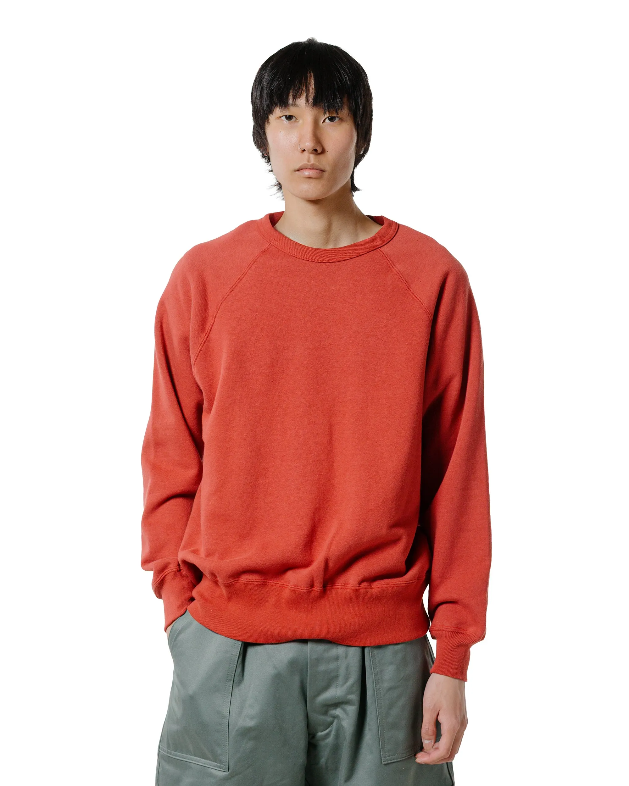 The Real McCoy’s MC24120 9 Oz. Loopwheel S/S Sweatshirt Cherry sold by Lost & Found product image thumbnail 2