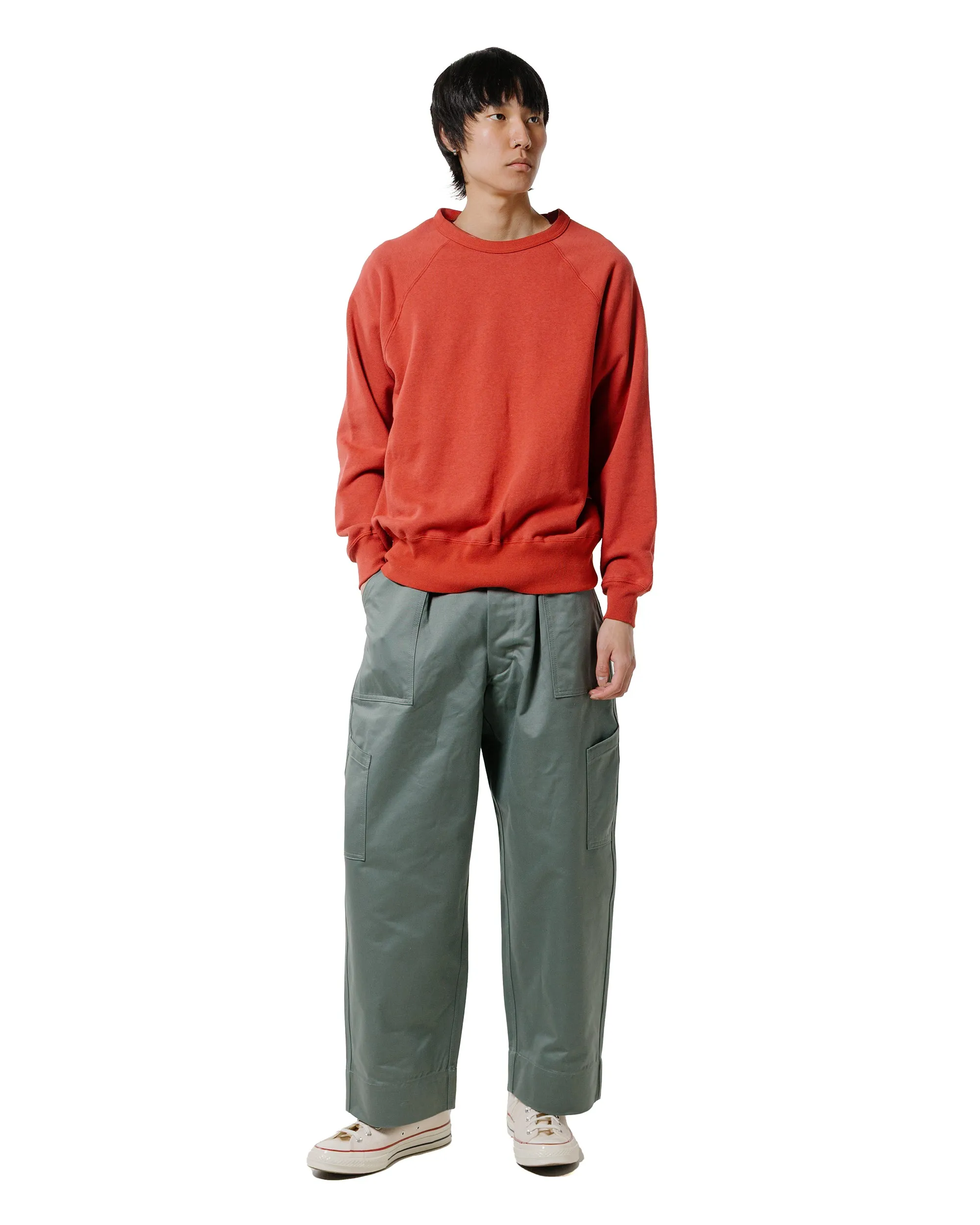 The Real McCoy’s MC24120 9 Oz. Loopwheel S/S Sweatshirt Cherry sold by Lost & Found product image thumbnail 4