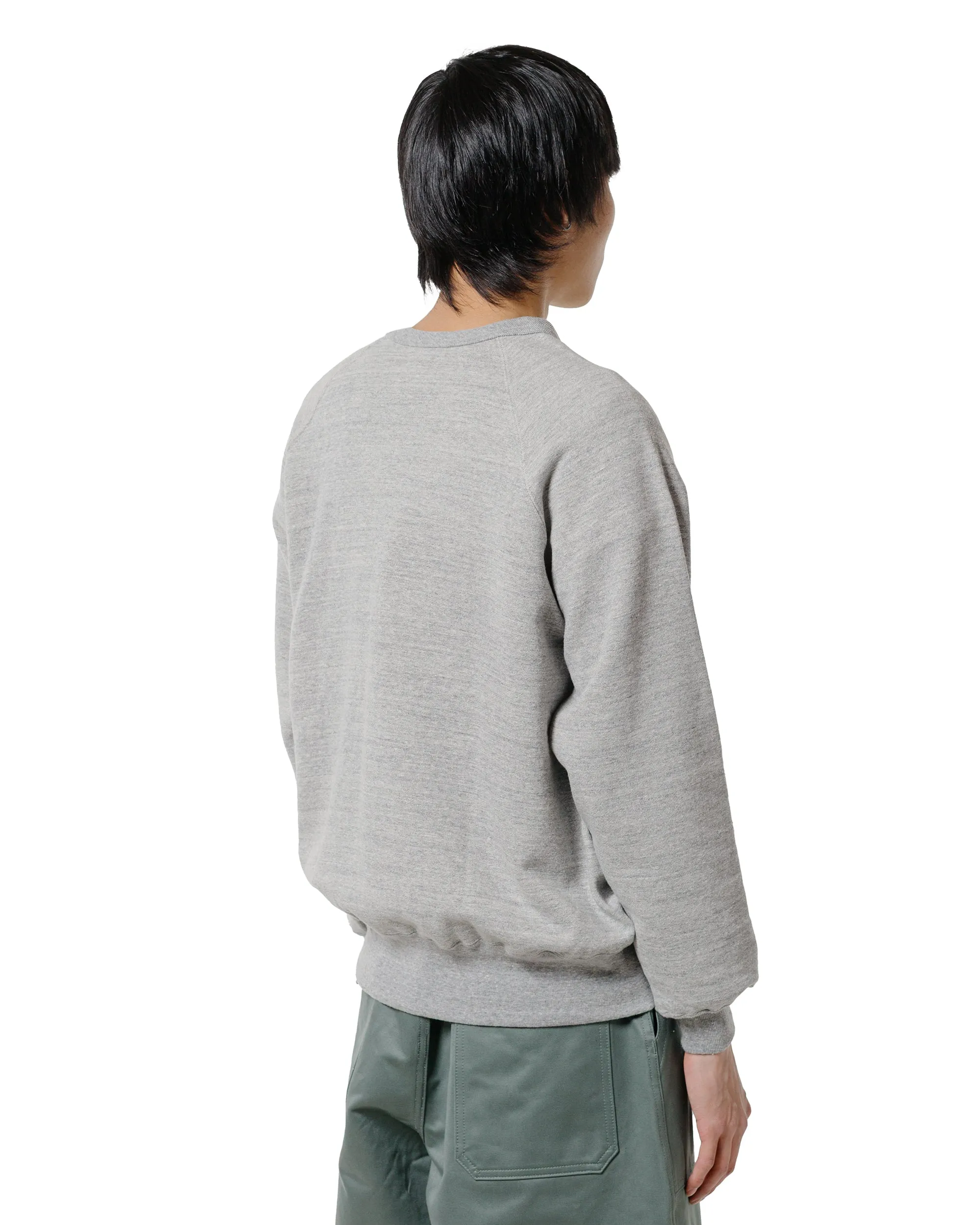 The Real McCoy’s MC24120 9 Oz. Loopwheel S/S Sweatshirt Gray sold by Lost & Found product image thumbnail 3