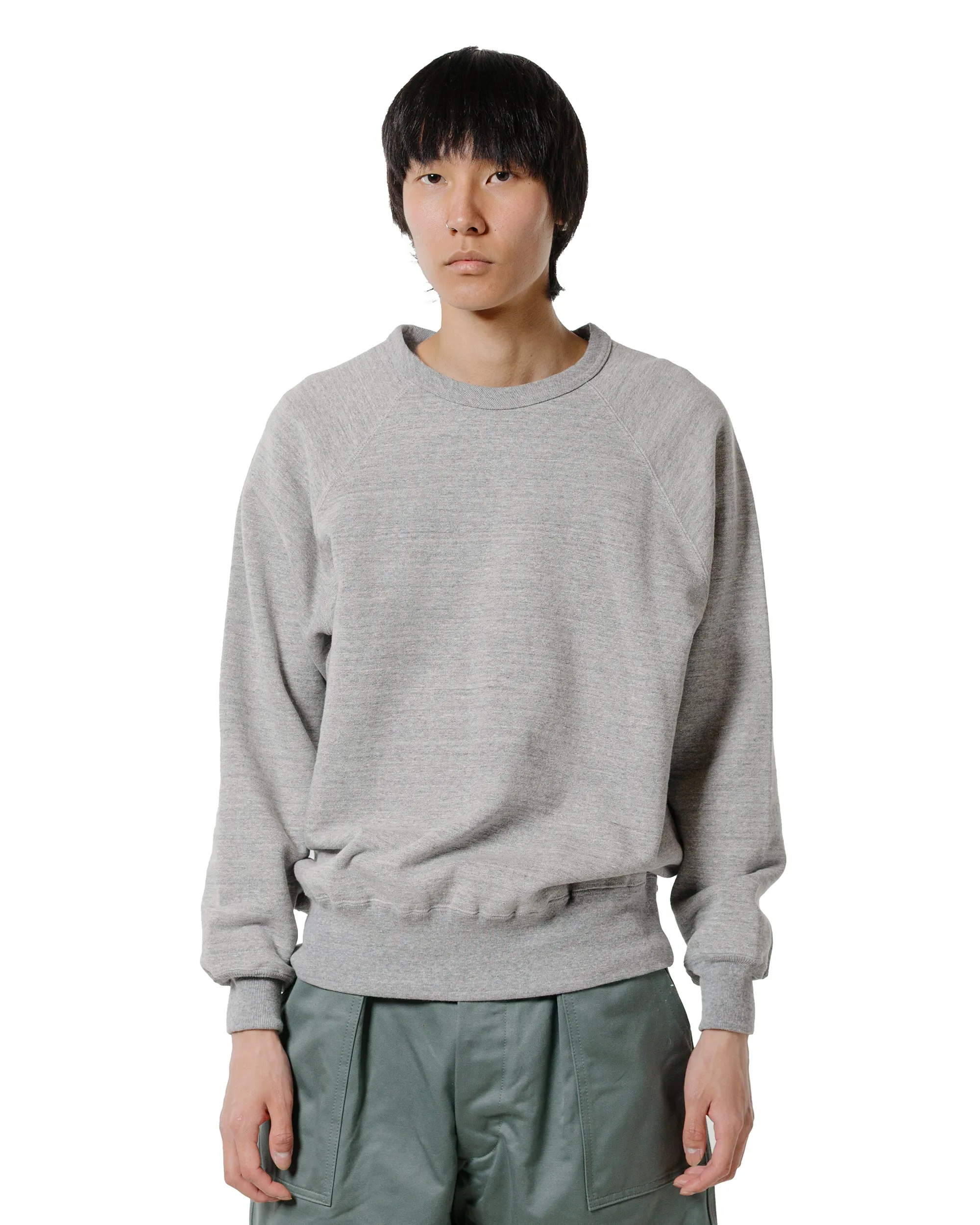 The Real McCoy’s MC24120 9 Oz. Loopwheel S/S Sweatshirt Gray sold by Lost & Found product image thumbnail 2