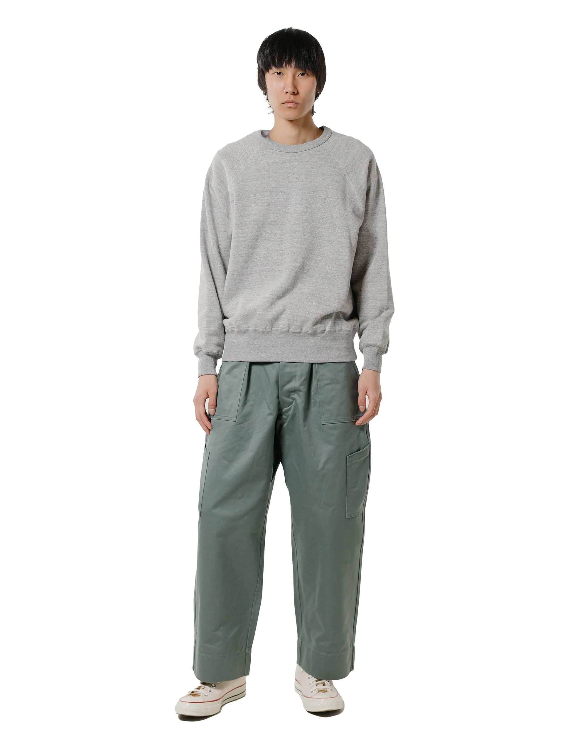 The Real McCoy’s MC24120 9 Oz. Loopwheel S/S Sweatshirt Gray sold by Lost & Found product image thumbnail 4