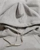 The Real McCoy’s MC24118 9 Oz. Loopwheel Raglan Hooded Sweatshirt Gray sold by Lost & Found