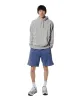 The Real McCoy’s MC24118 9 Oz. Loopwheel Raglan Hooded Sweatshirt Gray sold by Lost & Found