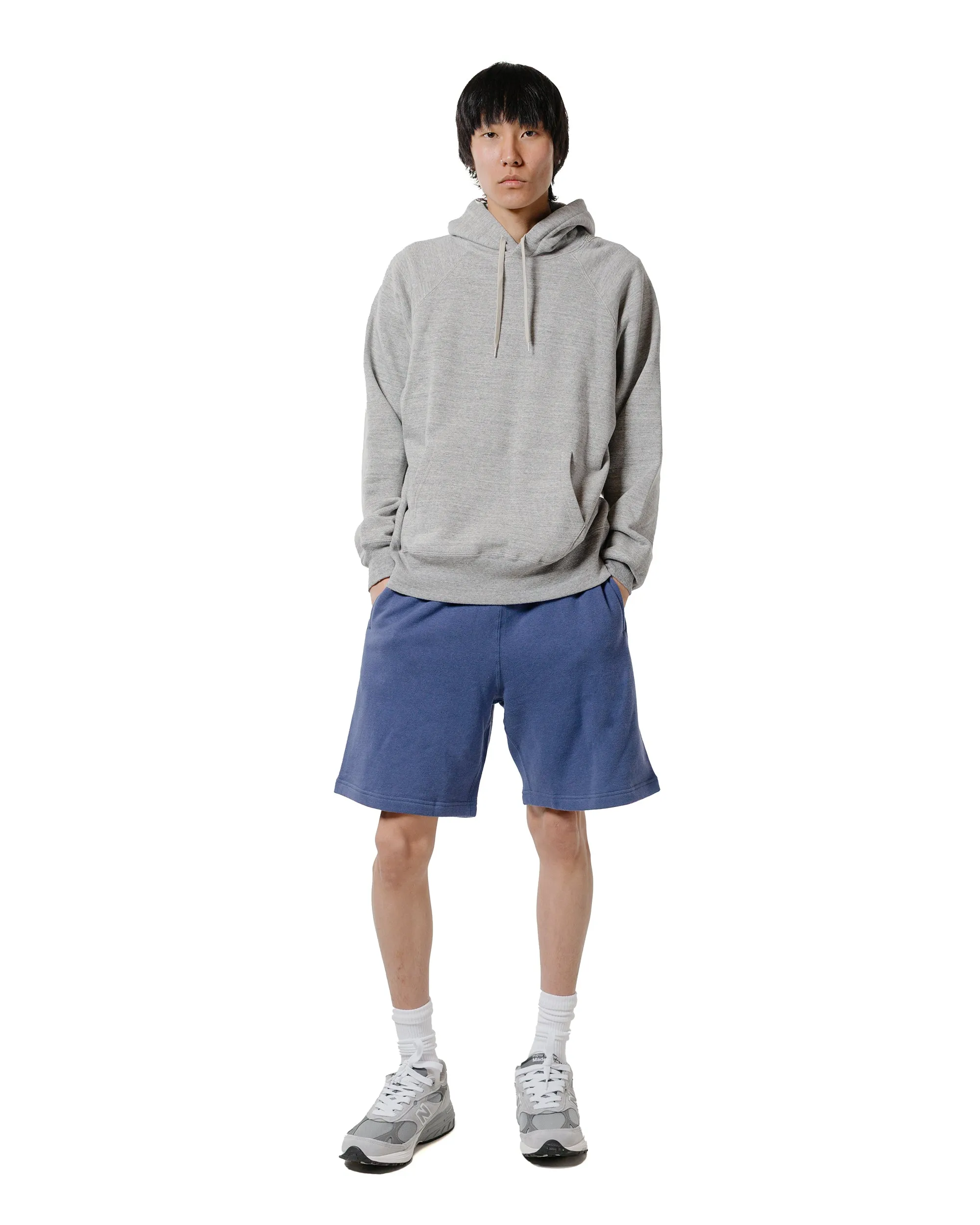 The Real McCoy’s MC24118 9 Oz. Loopwheel Raglan Hooded Sweatshirt Gray sold by Lost & Found product image thumbnail 4