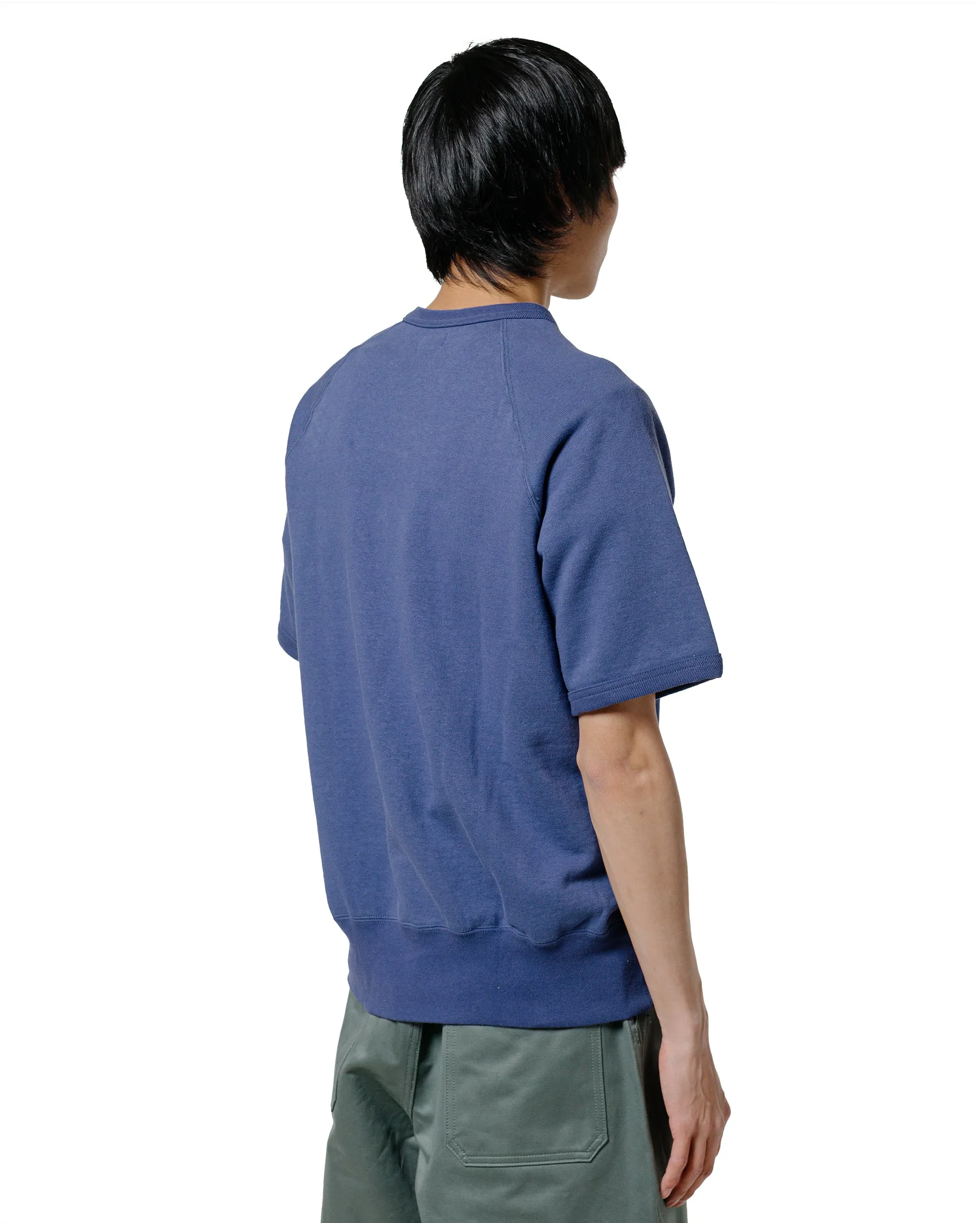 The Real McCoy’s MC24117 9 Oz. Loopwheel Raglan Sweatshirt MQ Navy sold by Lost & Found product image thumbnail 3