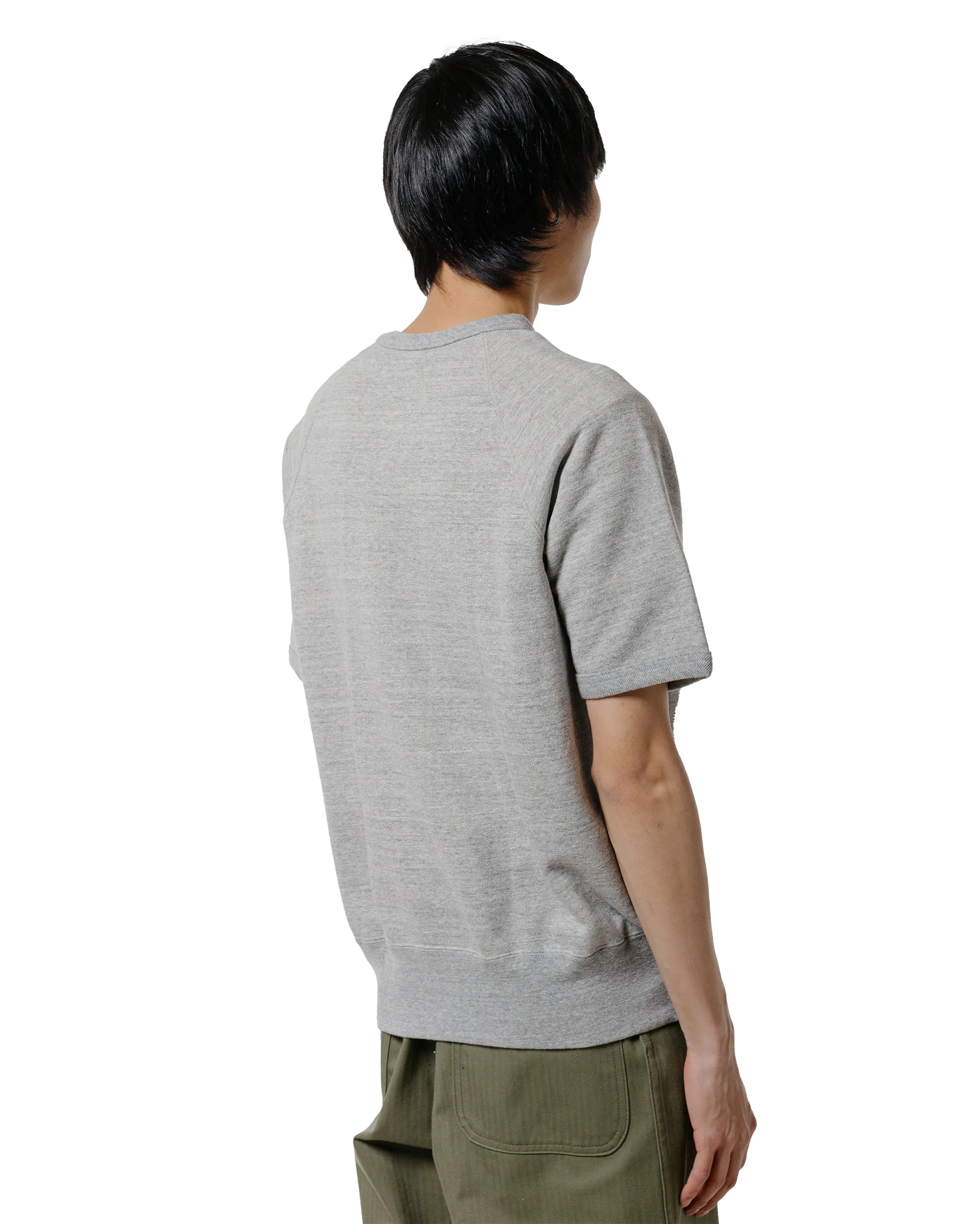 The Real McCoy’s MC24117 9 Oz. Loopwheel Raglan Sweatshirt Gray sold by Lost & Found product image thumbnail 3