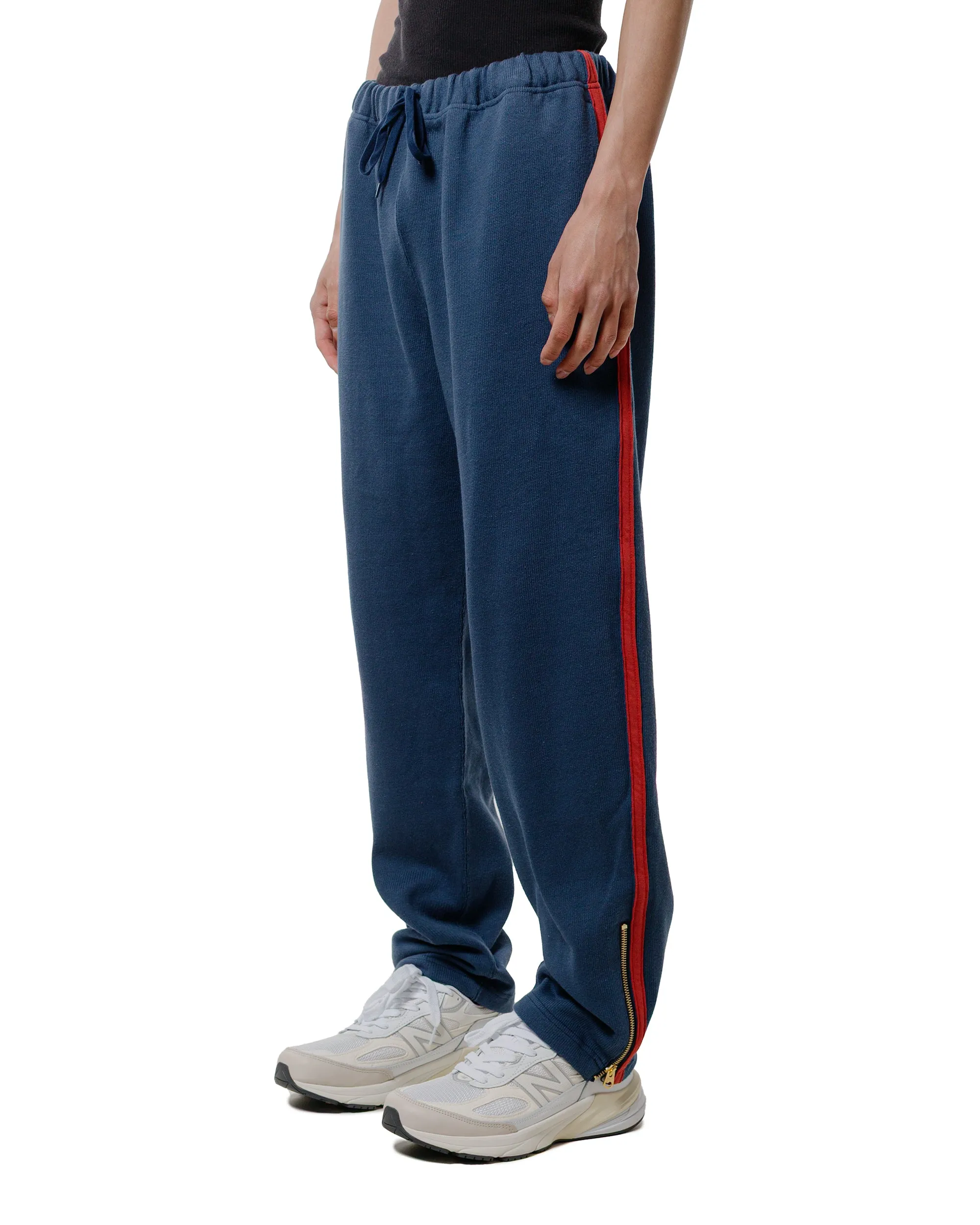 The Real McCoy's MC24124 Athletic Zipper Hem Pants Blue sold by Lost & Found product image thumbnail 2