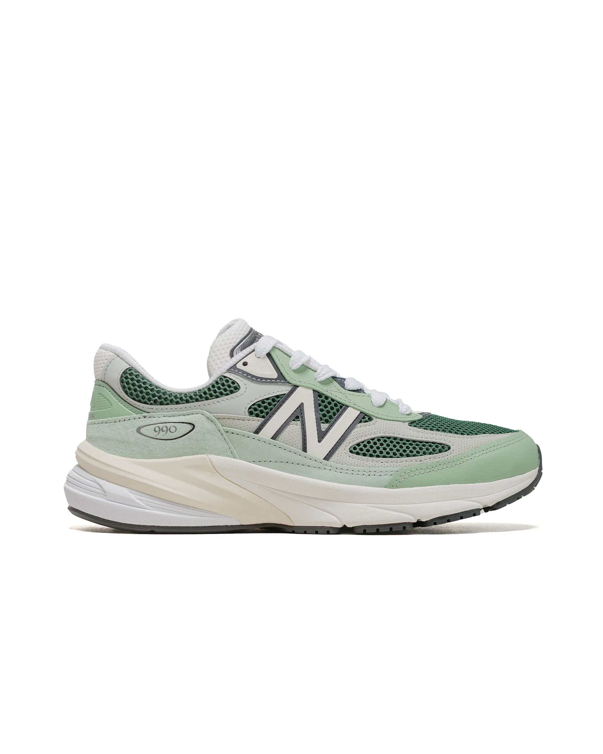 New Balance U990AB6 Avocado/Natural Mint sold by Lost & Found
