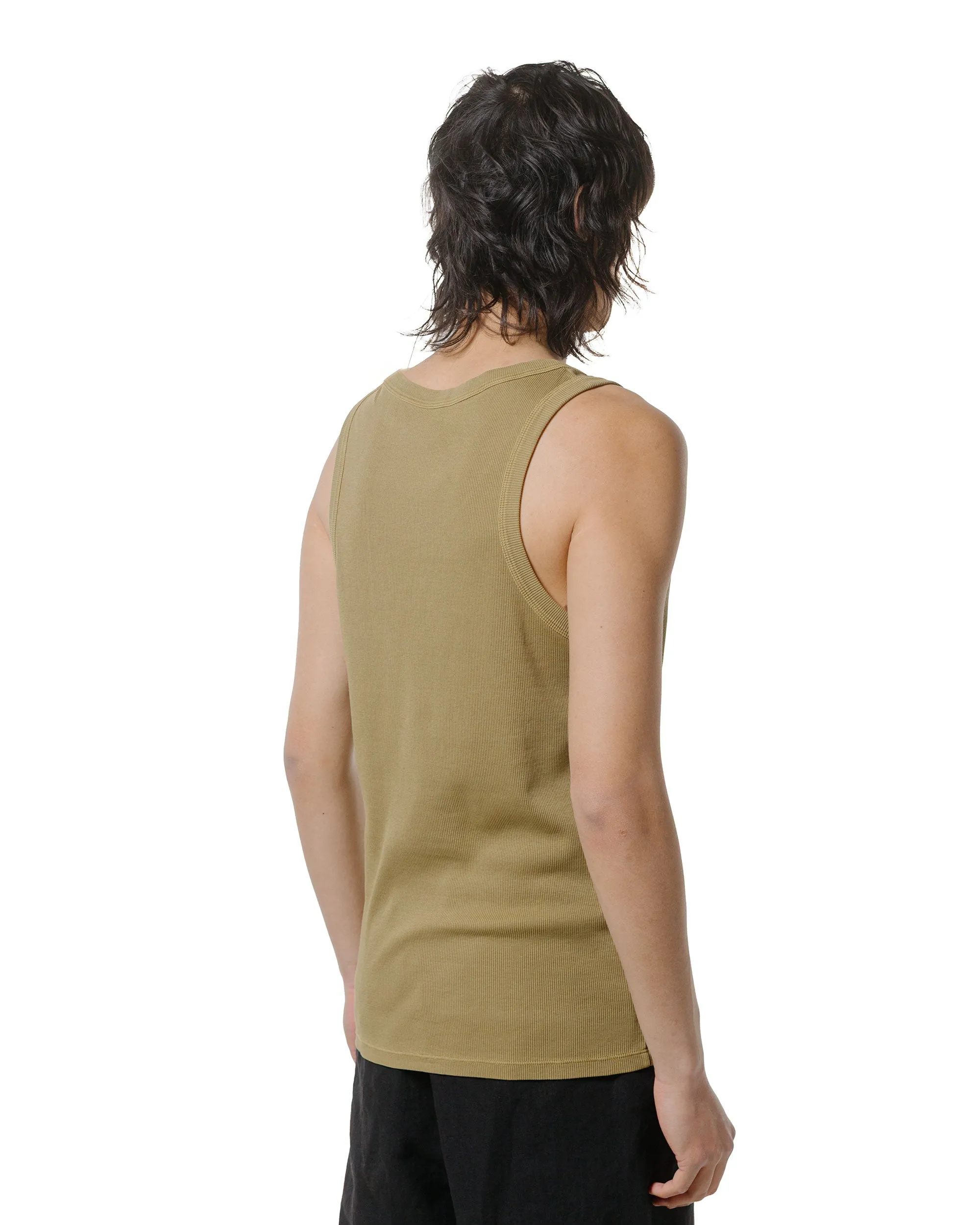Sunflower Rib Tank Top Khaki sold by Lost & Found product image thumbnail 3