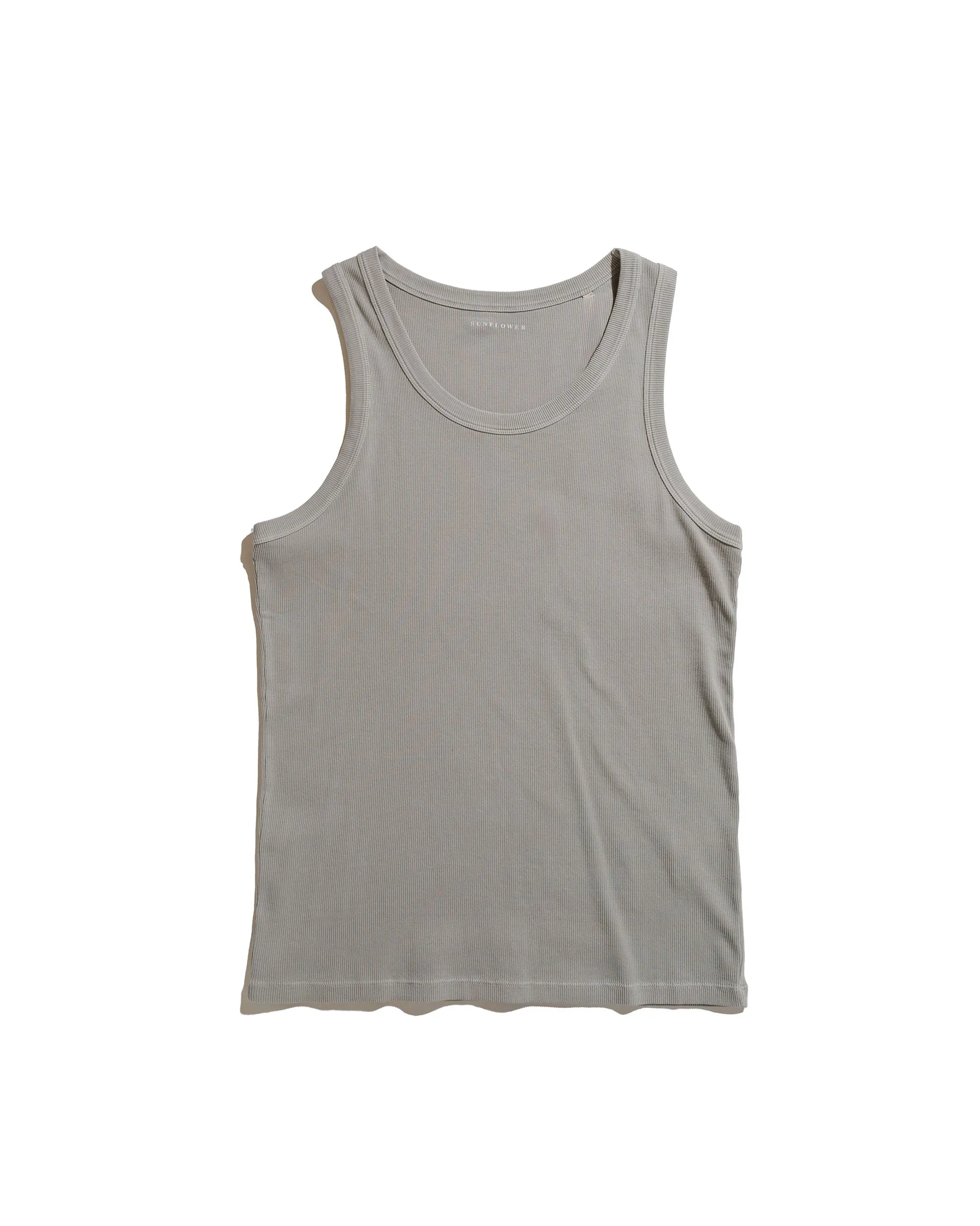 Sunflower Rib Tank Top Grey sold by Lost & Found