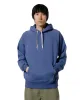 The Real McCoy’s MC24118 9 Oz. Loopwheel Raglan Hooded Sweatshirt MQ Navy sold by Lost & Found