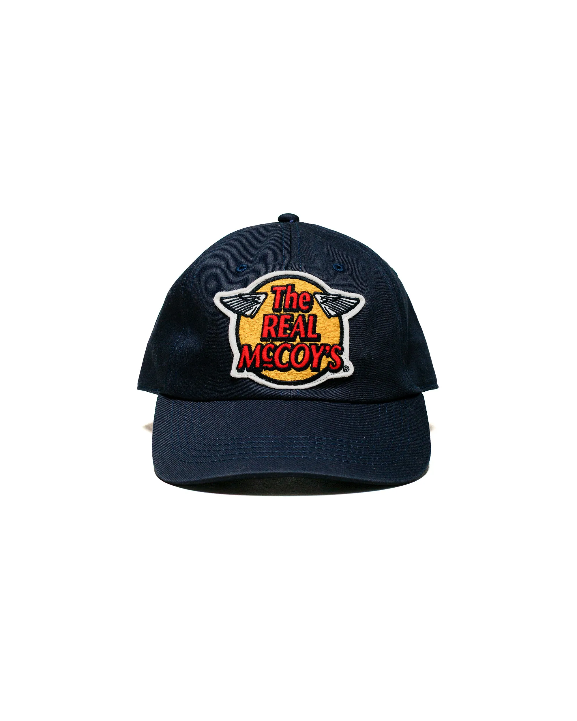 The Real McCoy's MA23001 The Real McCoy's Logo Baseball Cap Navy sold by Lost & Found