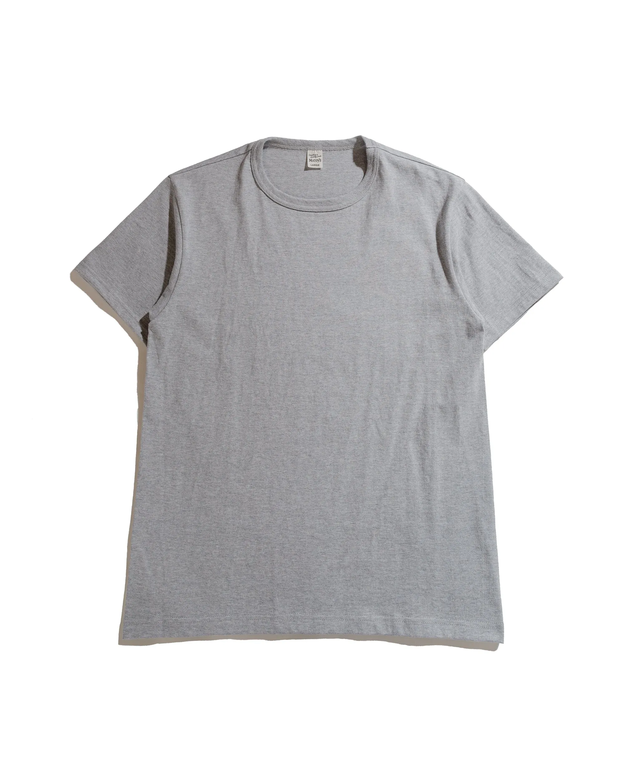 The Real McCoy's MC20000 2pcs Pack Tee Grey sold by Lost & Found