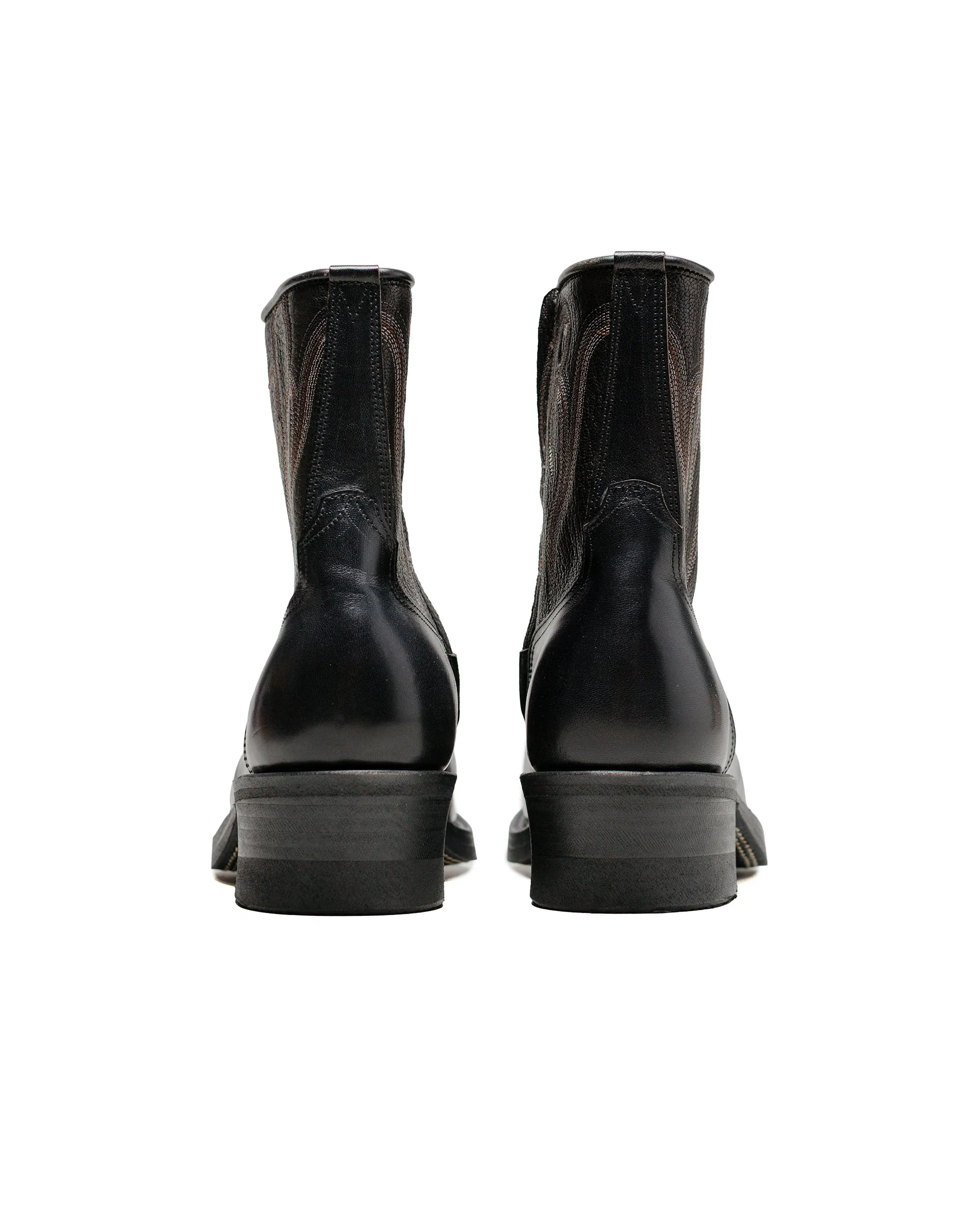 Rolling Dub Trio Loro Zip Black Flame Embroidery sold by Lost & Found product image thumbnail 4