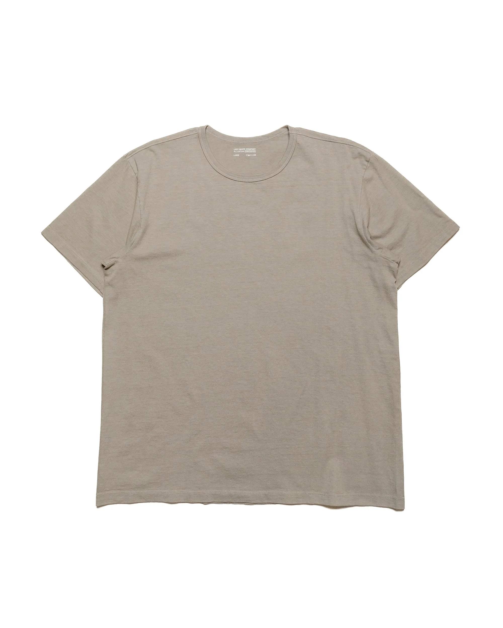 Lady White Co. T-Shirt 2-Pack Almond sold by Lost & Found
