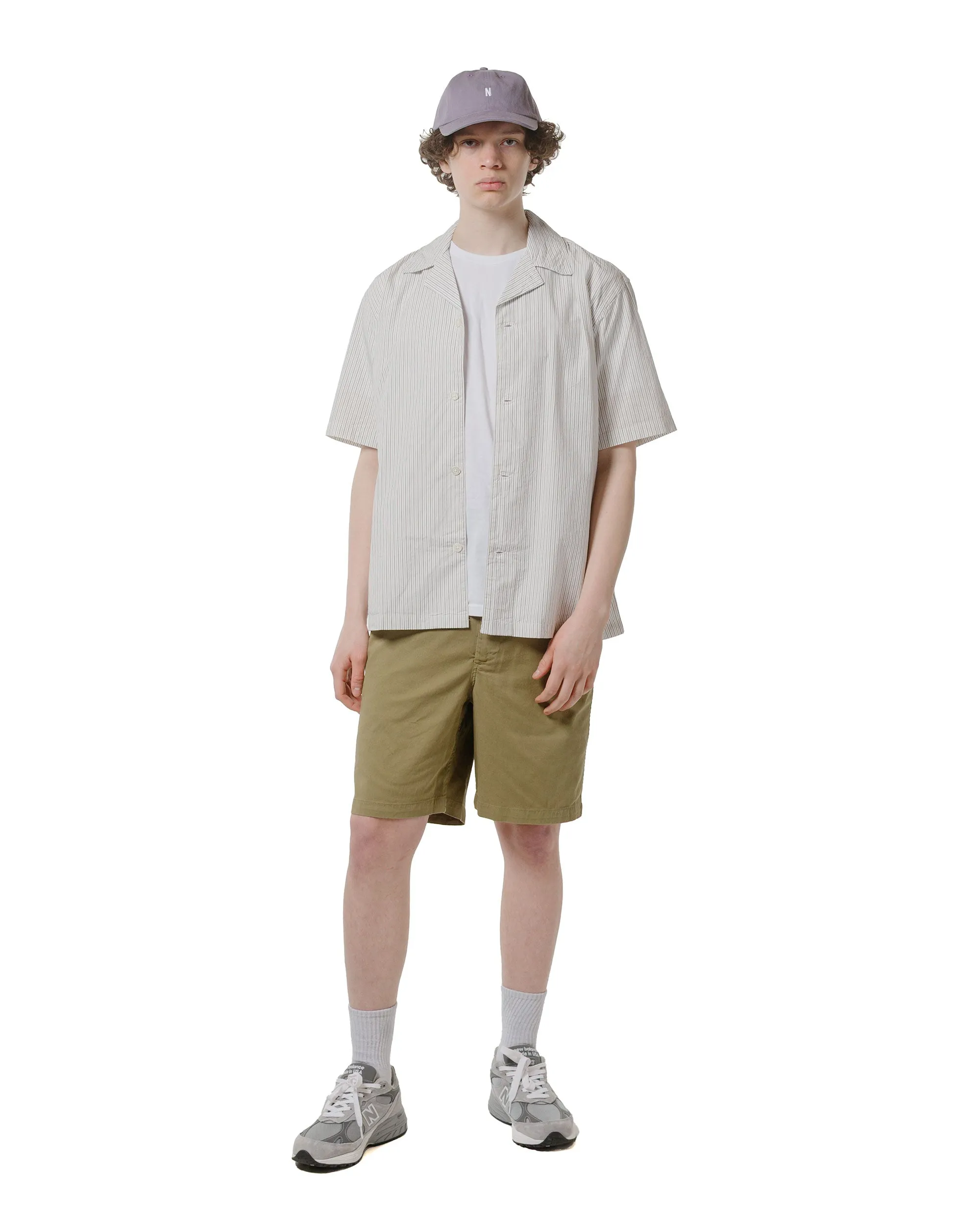Norse Projects Ezra Stretch Twill Shorts Moss Green sold by Lost & Found product image thumbnail 4