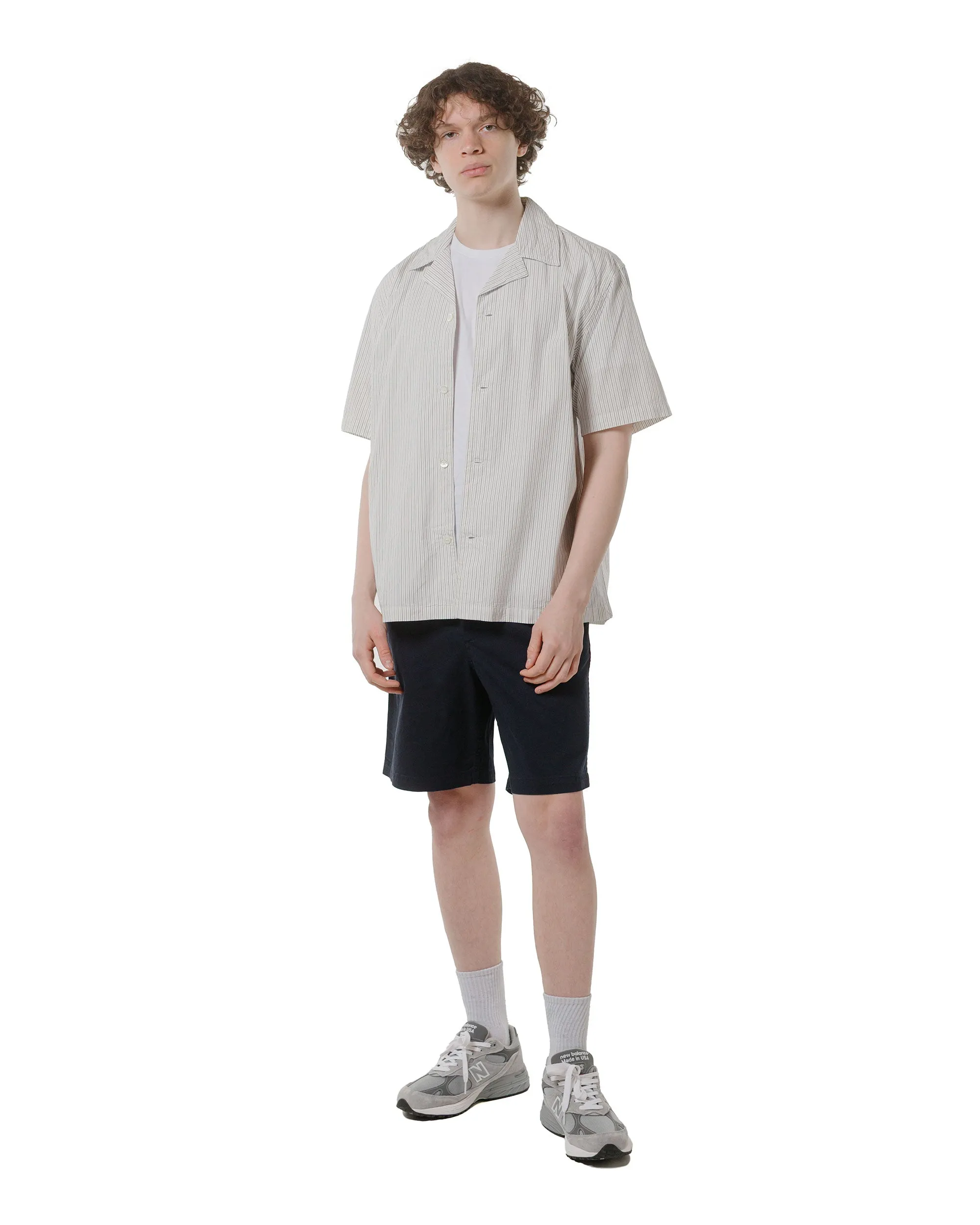 Norse Projects Mads Poplin Stripe SS Ecru sold by Lost & Found product image thumbnail 4
