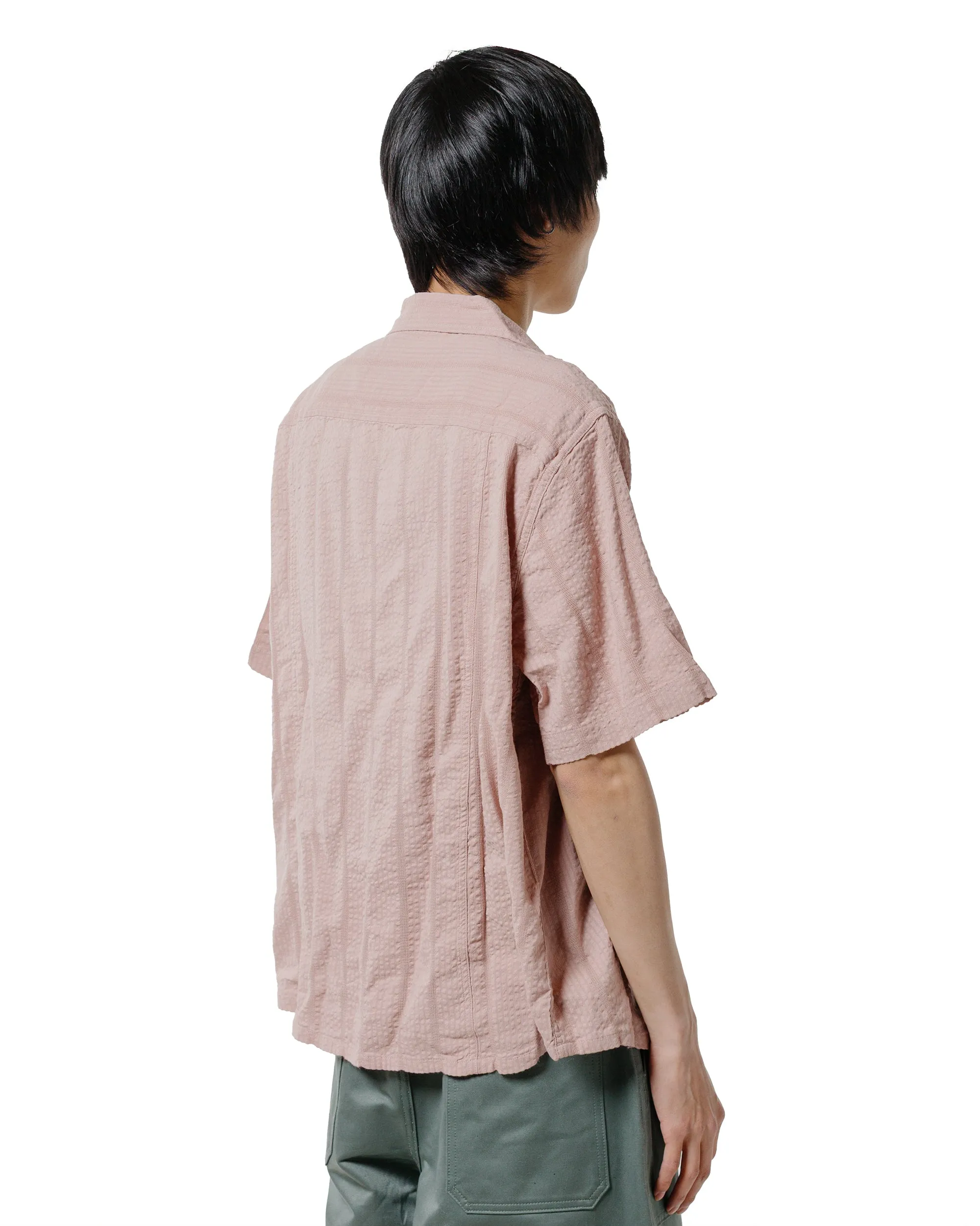 Corridor Striped Seersucker SS Pink sold by Lost & Found product image thumbnail 3